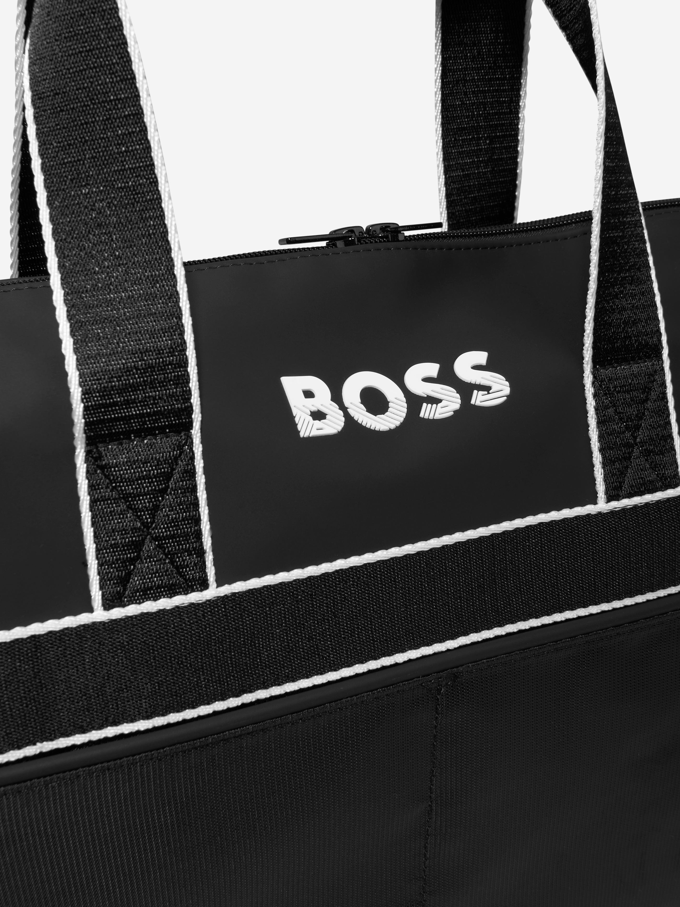 BOSS Baby Logo Changing Bag in Black