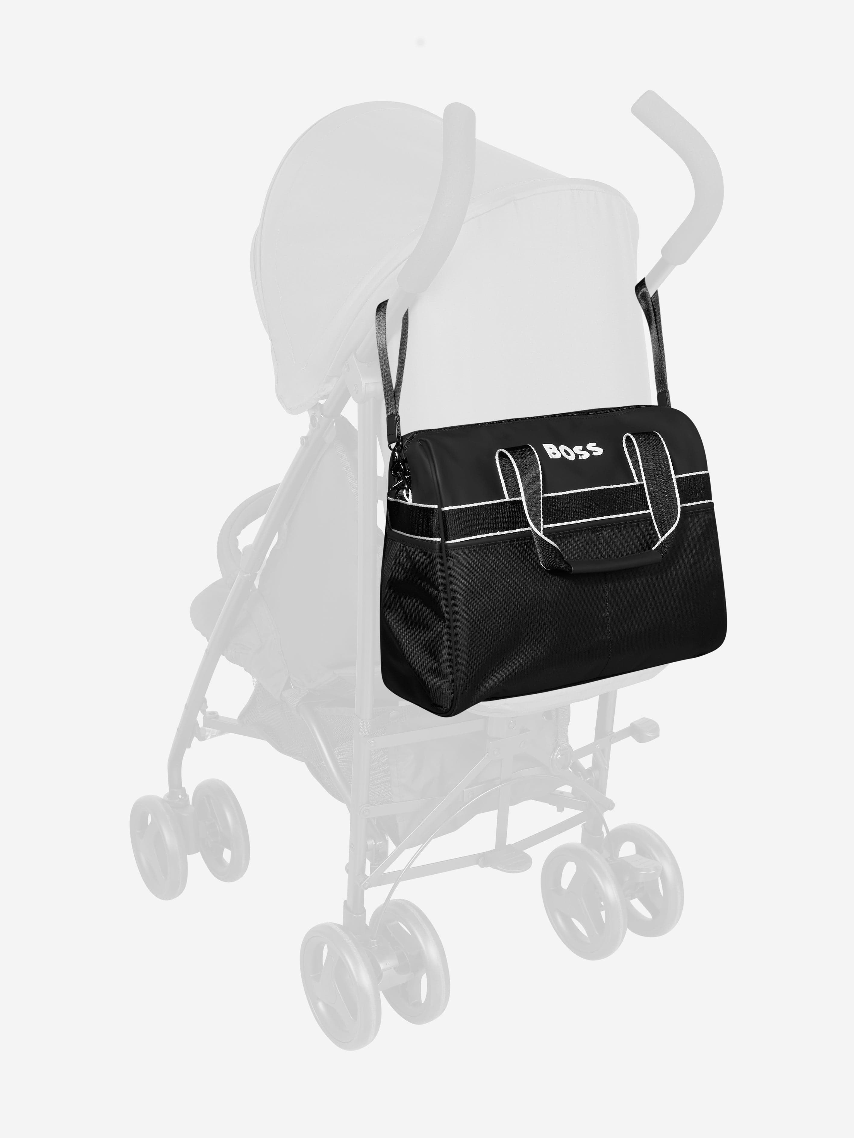 BOSS Baby Logo Changing Bag in Black