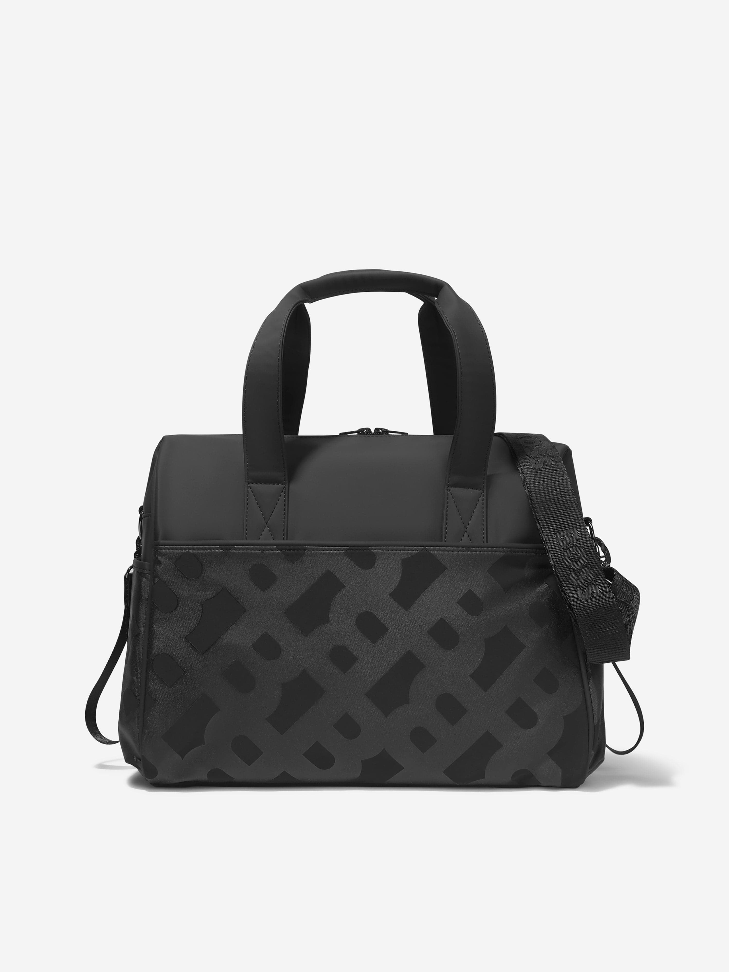 BOSS Baby Monogram Changing Bag in Black