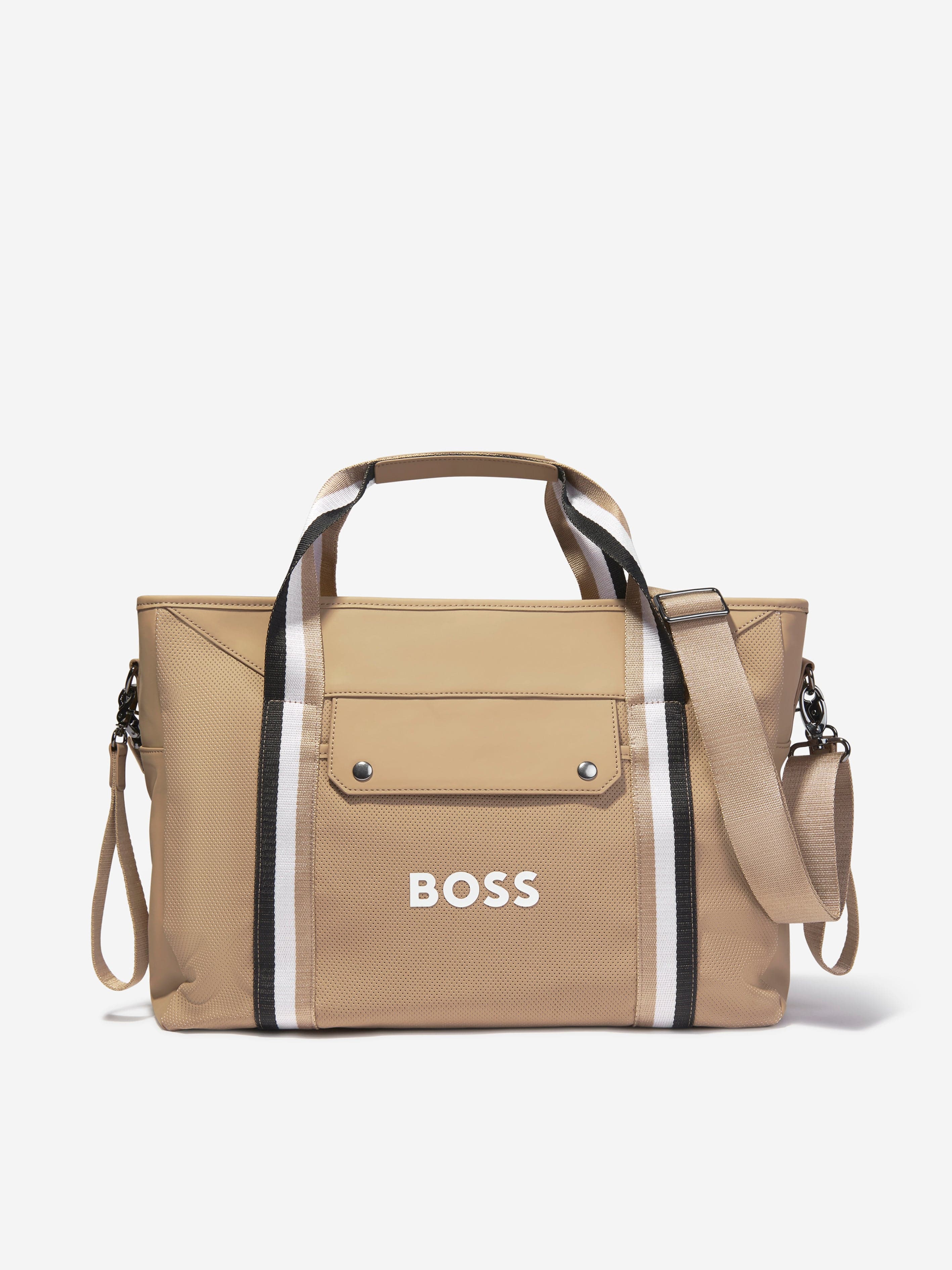 BOSS Baby Branded Changing Bag in Beige