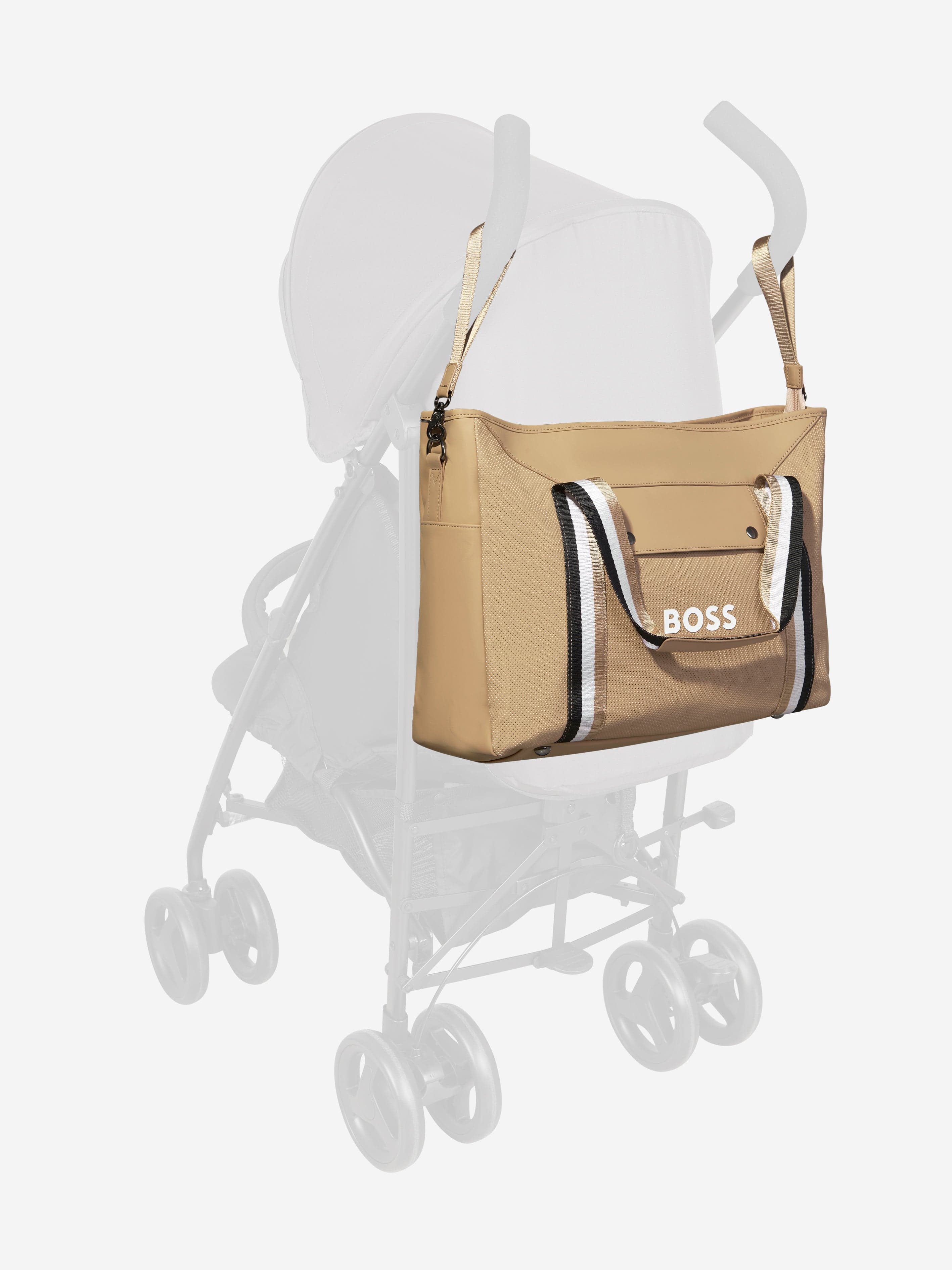 BOSS Baby Branded Changing Bag in Beige