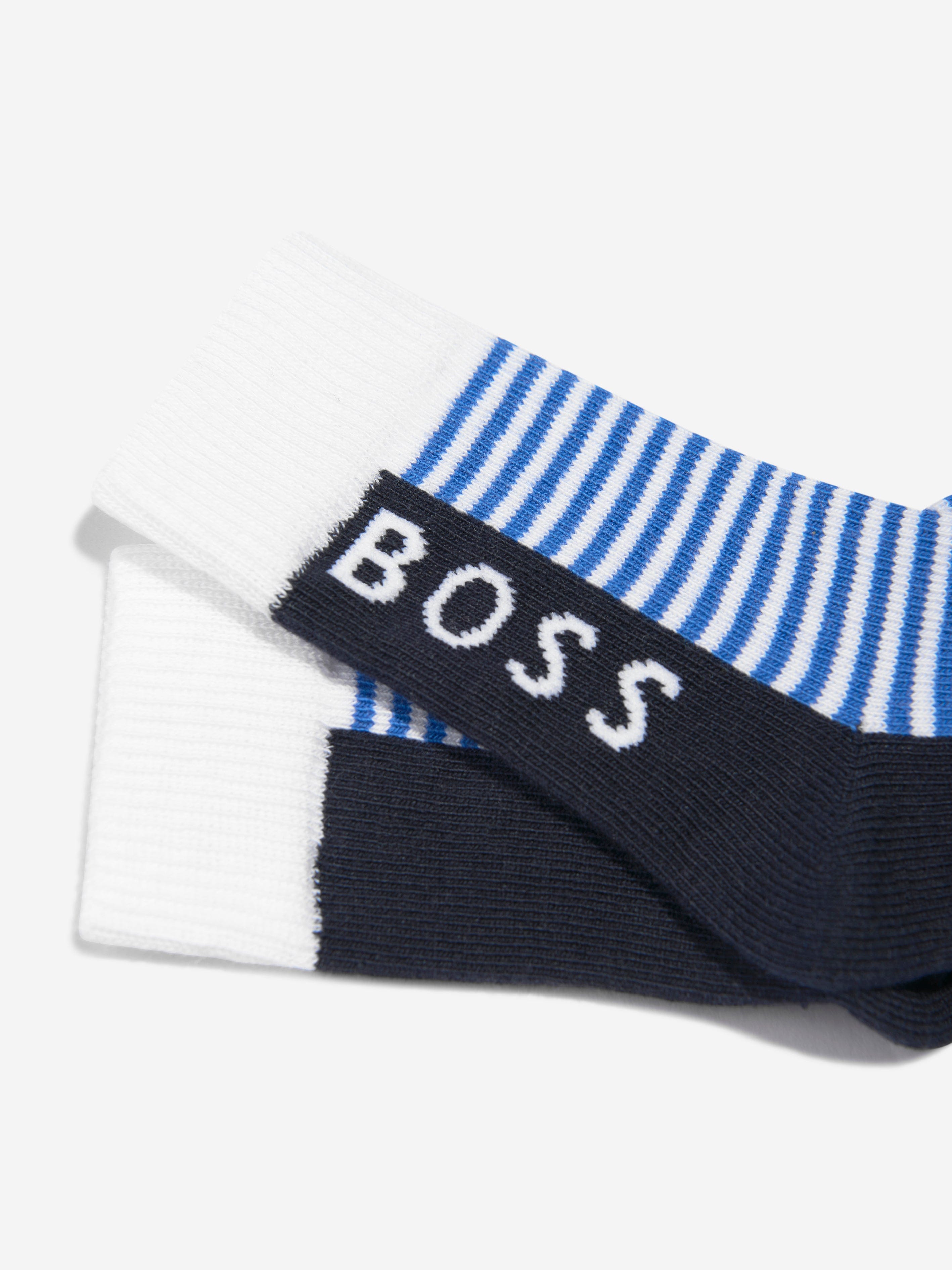 BOSS Baby Boys Socks Set (2 Pairs) in Navy