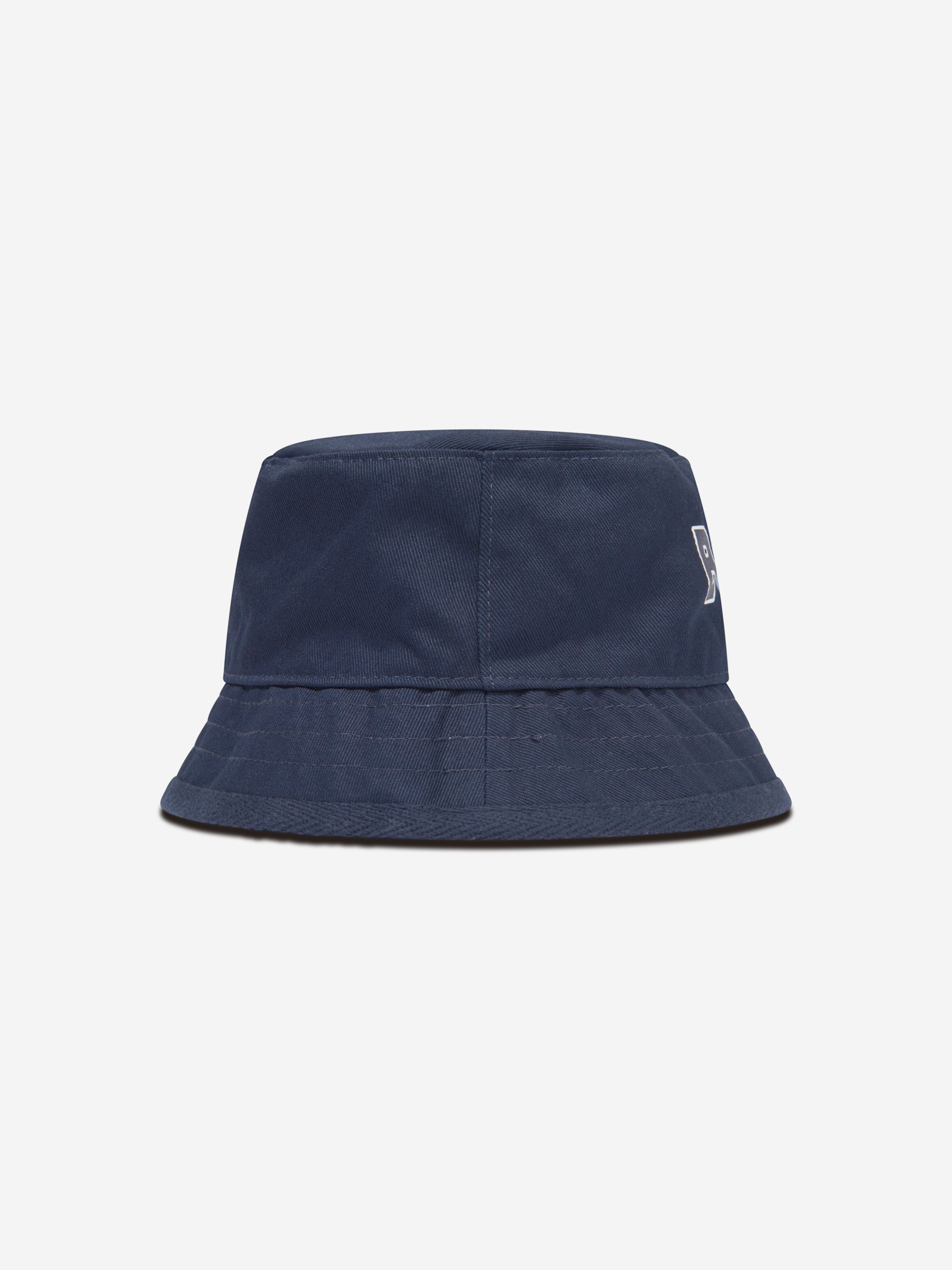 BOSS Baby Boys Logo Bucket Hat in Navy