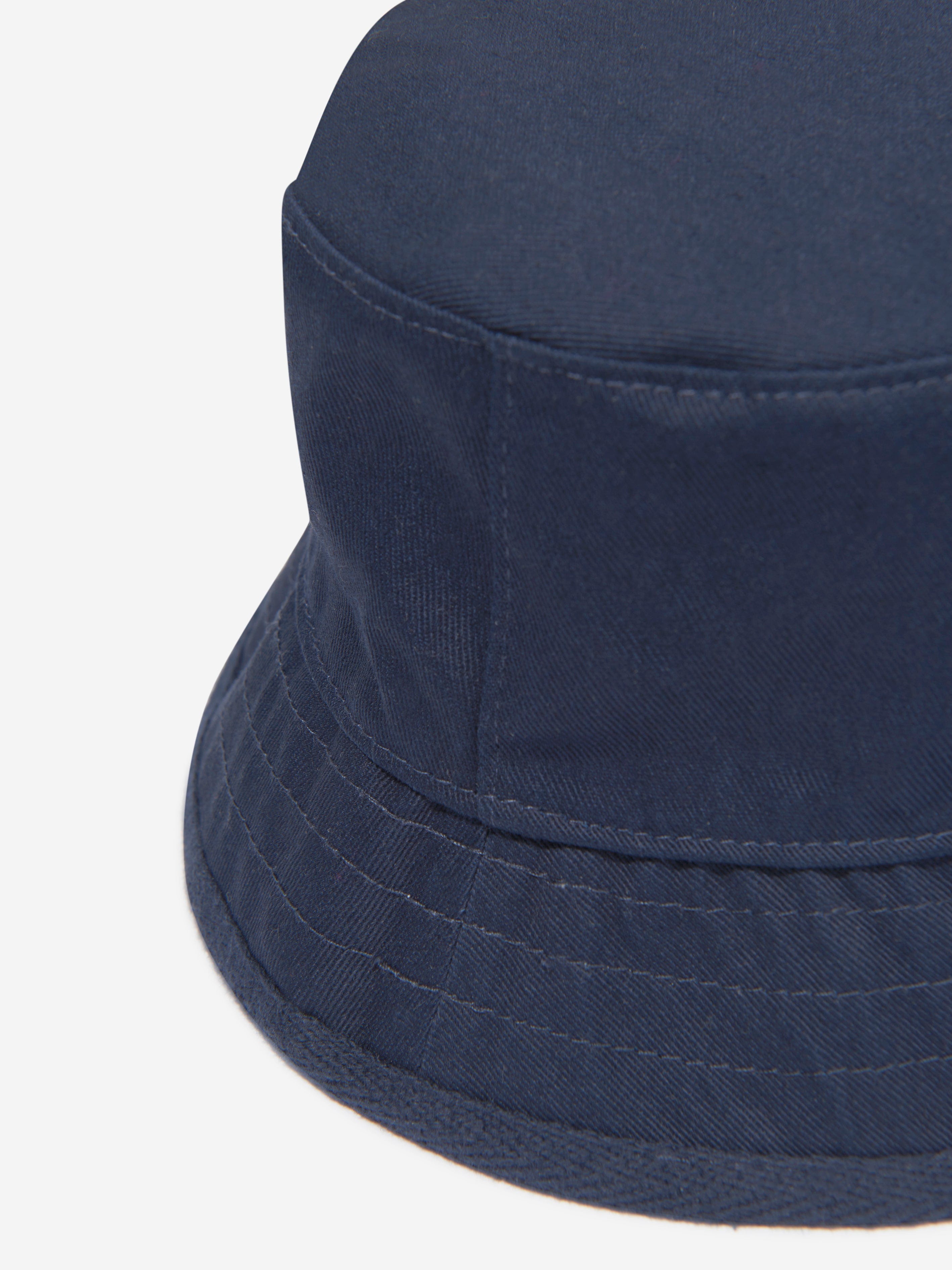 BOSS Baby Boys Logo Bucket Hat in Navy