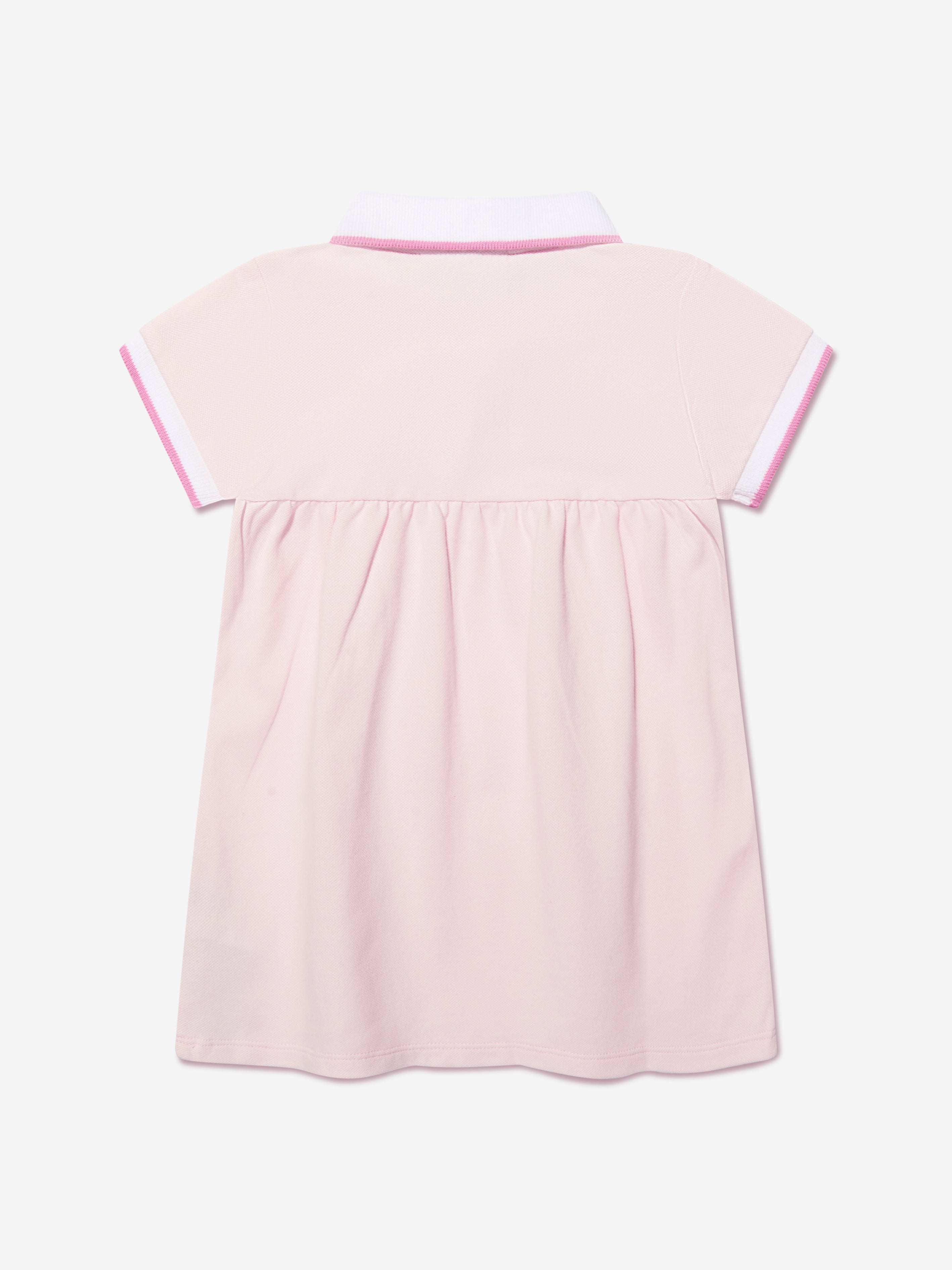 BOSS Baby Girls Organic Cotton Polo Dress in Pink