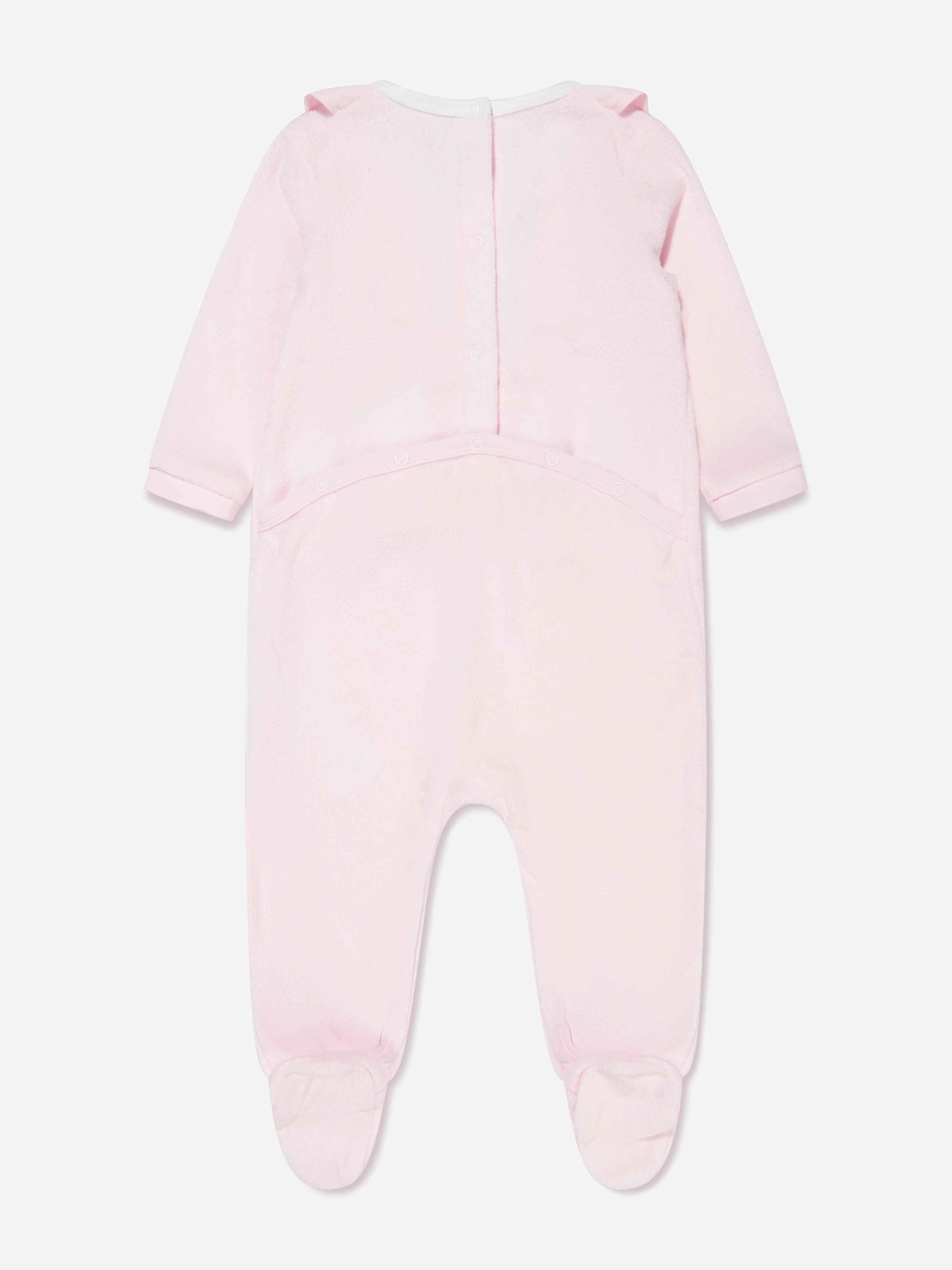 BOSS Baby Girls Organic Cotton Babygrow in Pink