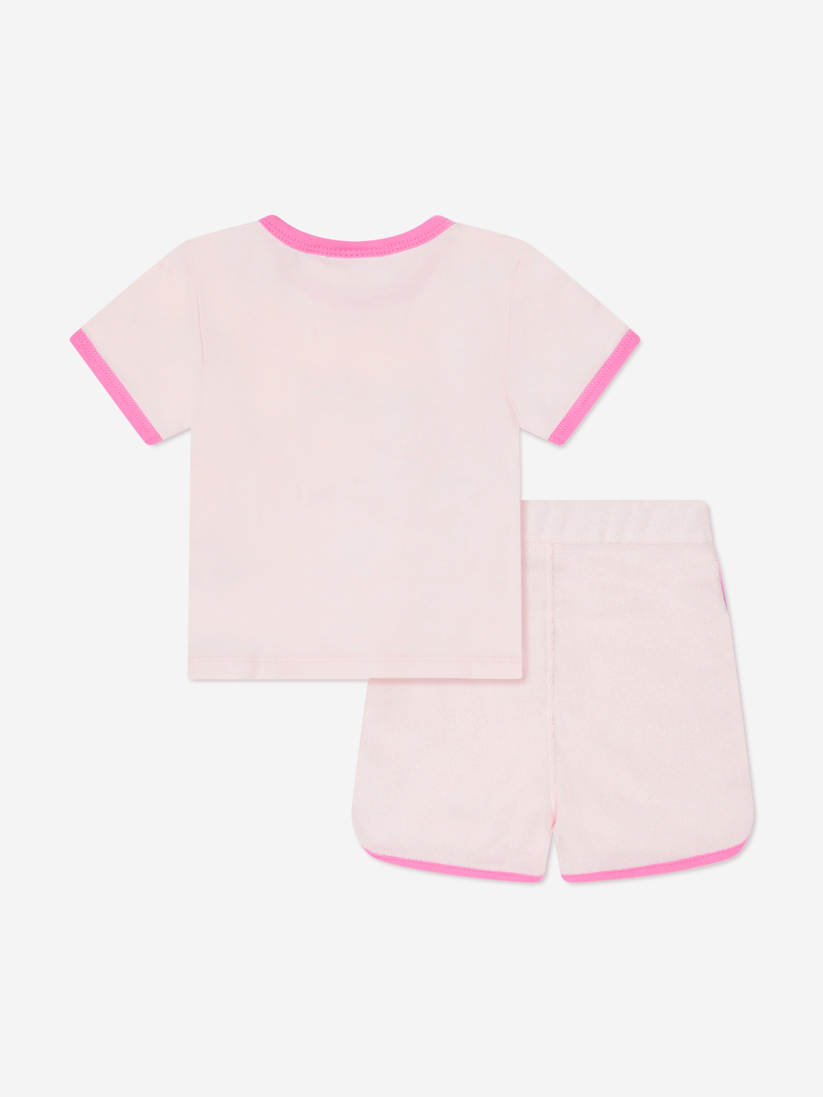 BOSS Baby Girls T-Shirt And Shorts Set in Pink