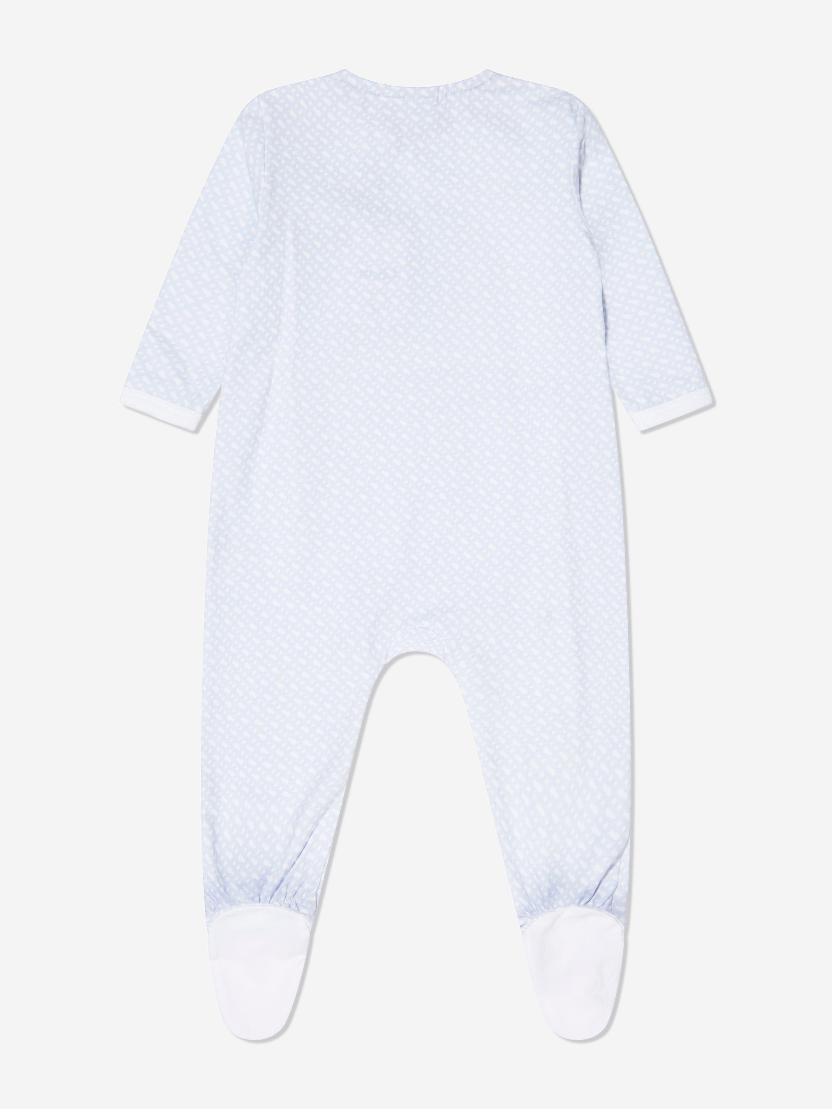 BOSS Baby Boys Organic Cotton Babygrow Set in Blue