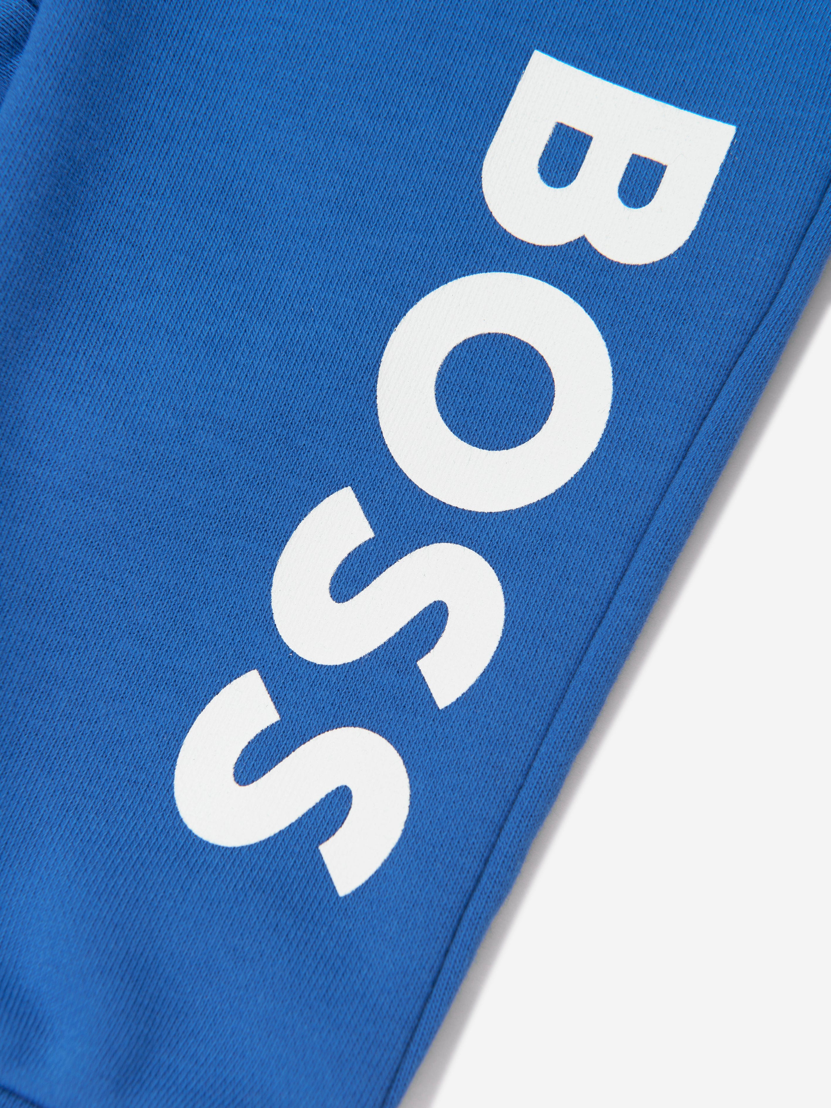 BOSS Baby Boys Logo Joggers in Blue