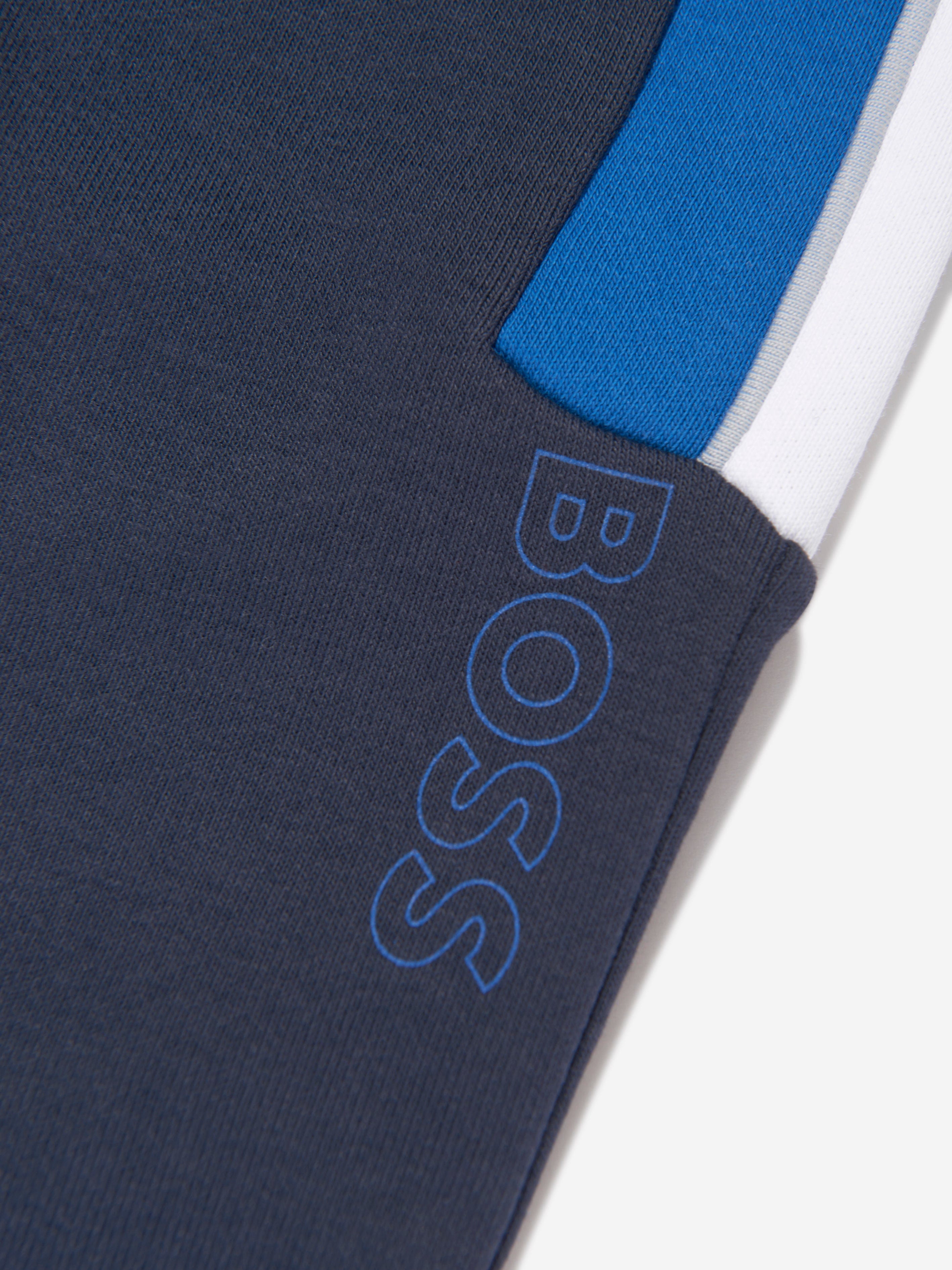 BOSS Baby Boys Logo Joggers in Navy