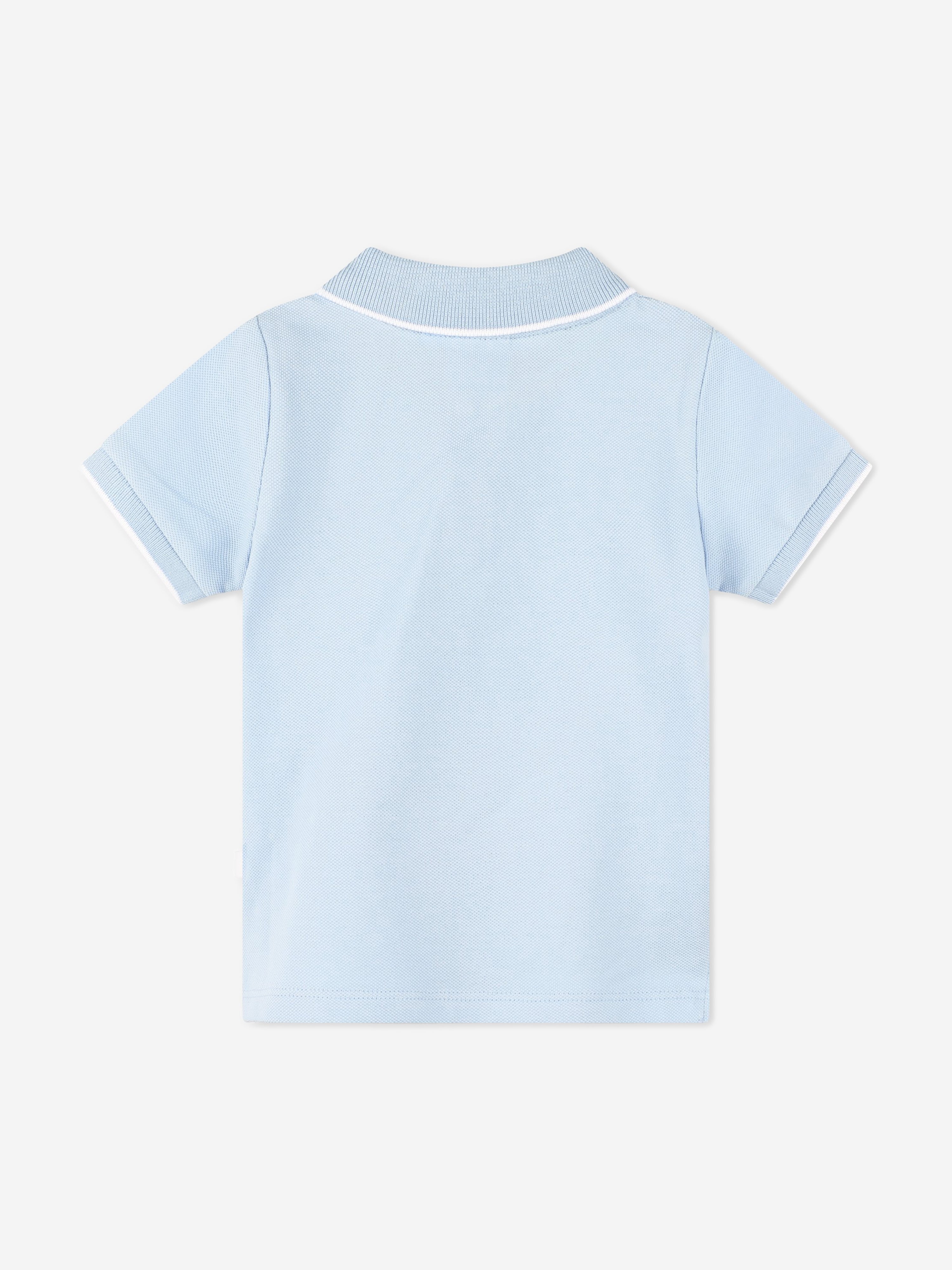 BOSS Baby Boys Logo Polo Shirt in Blue