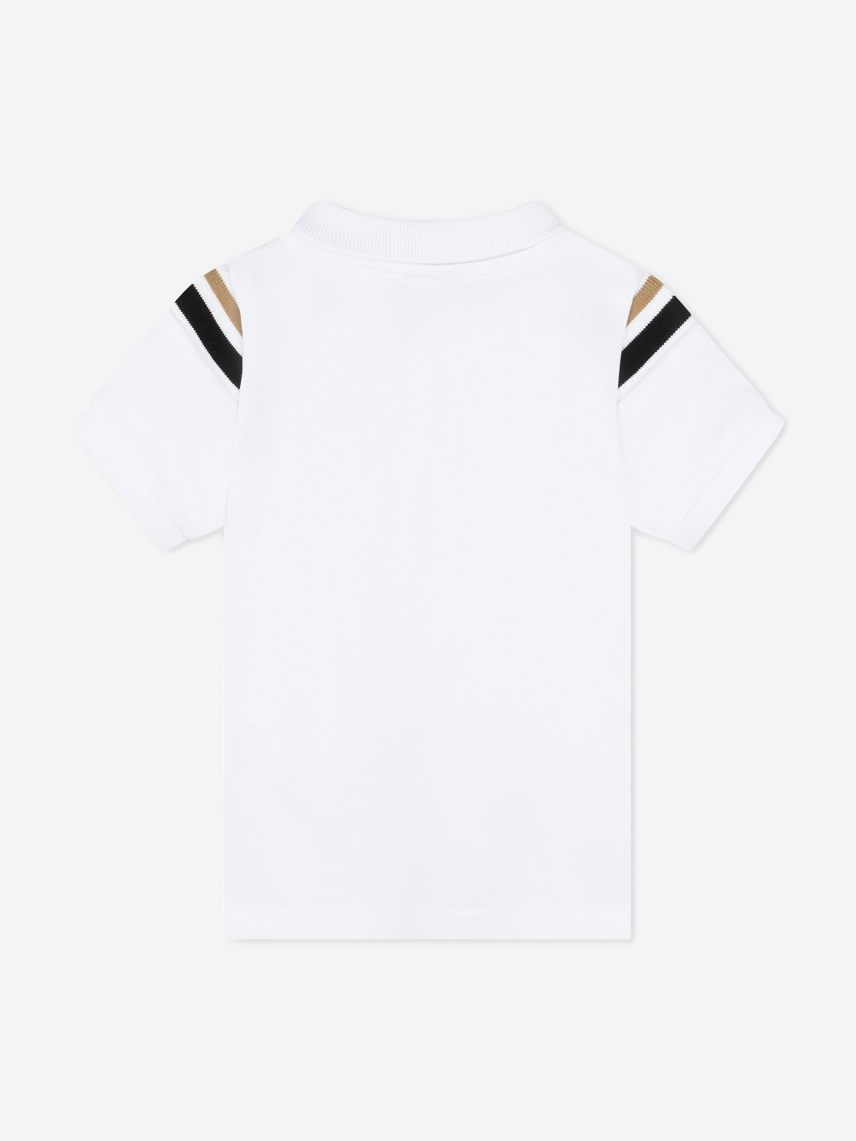 BOSS Baby Boys Logo Polo Shirt in White