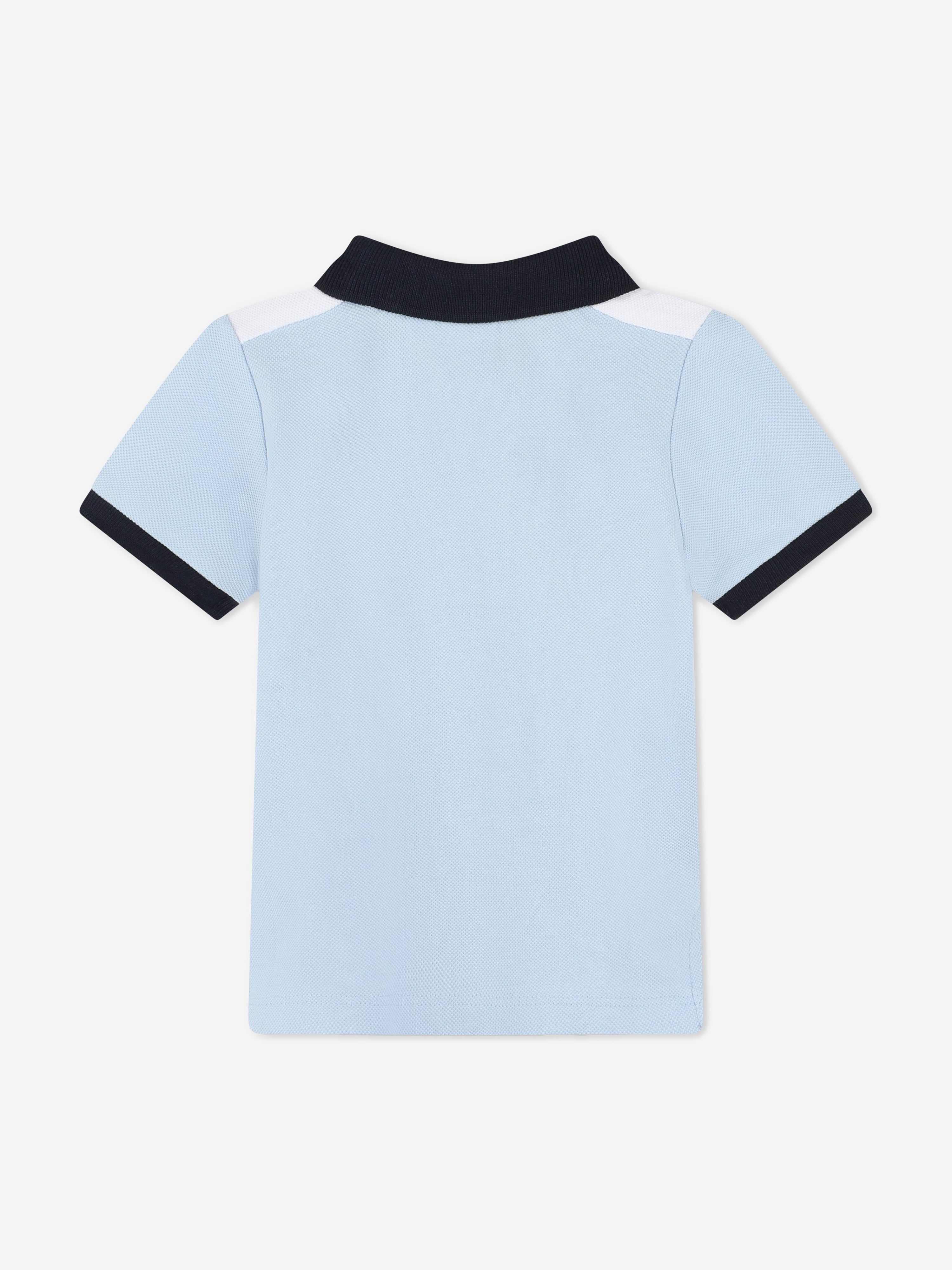 BOSS Baby Boys Logo Polo Shirt in Blue