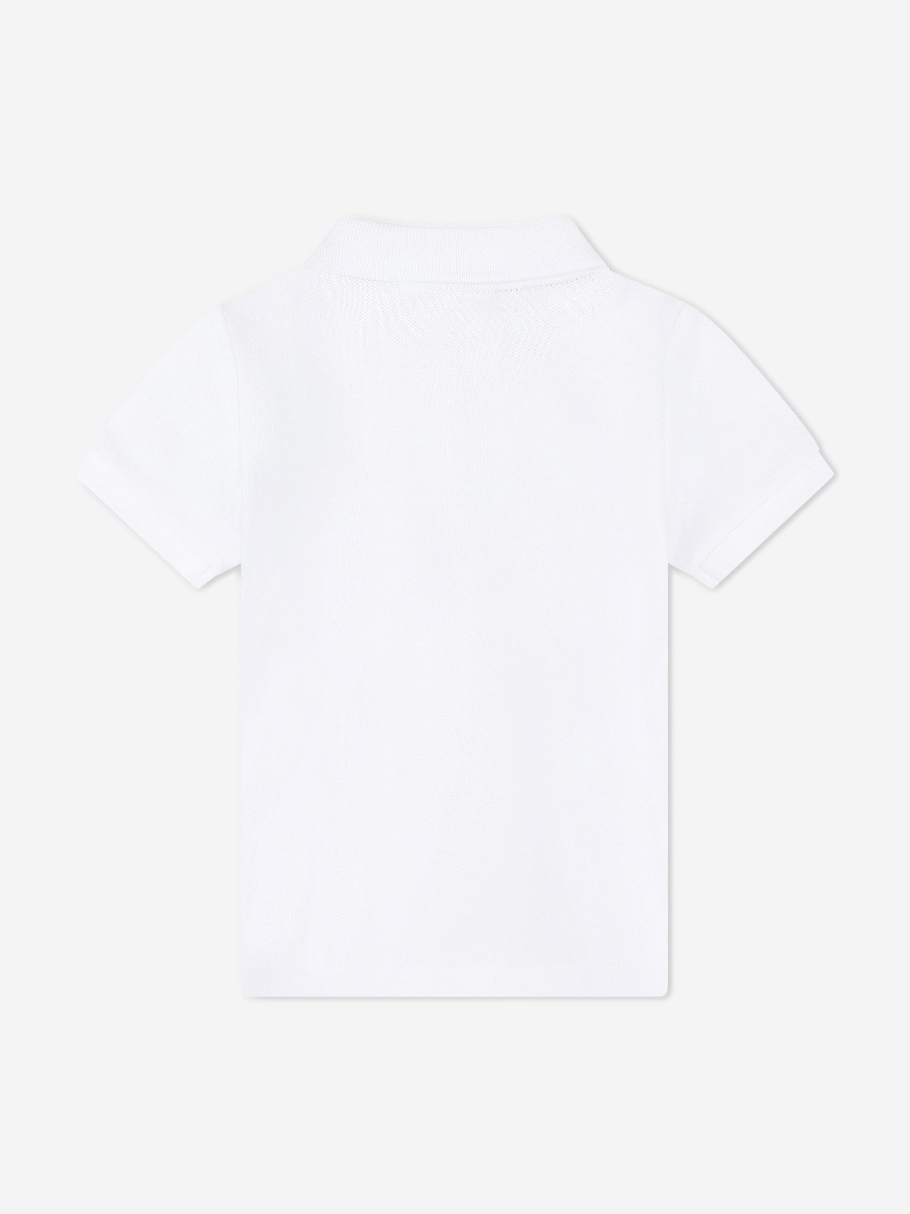 BOSS Baby Boys Logo Print Polo Shirt in White