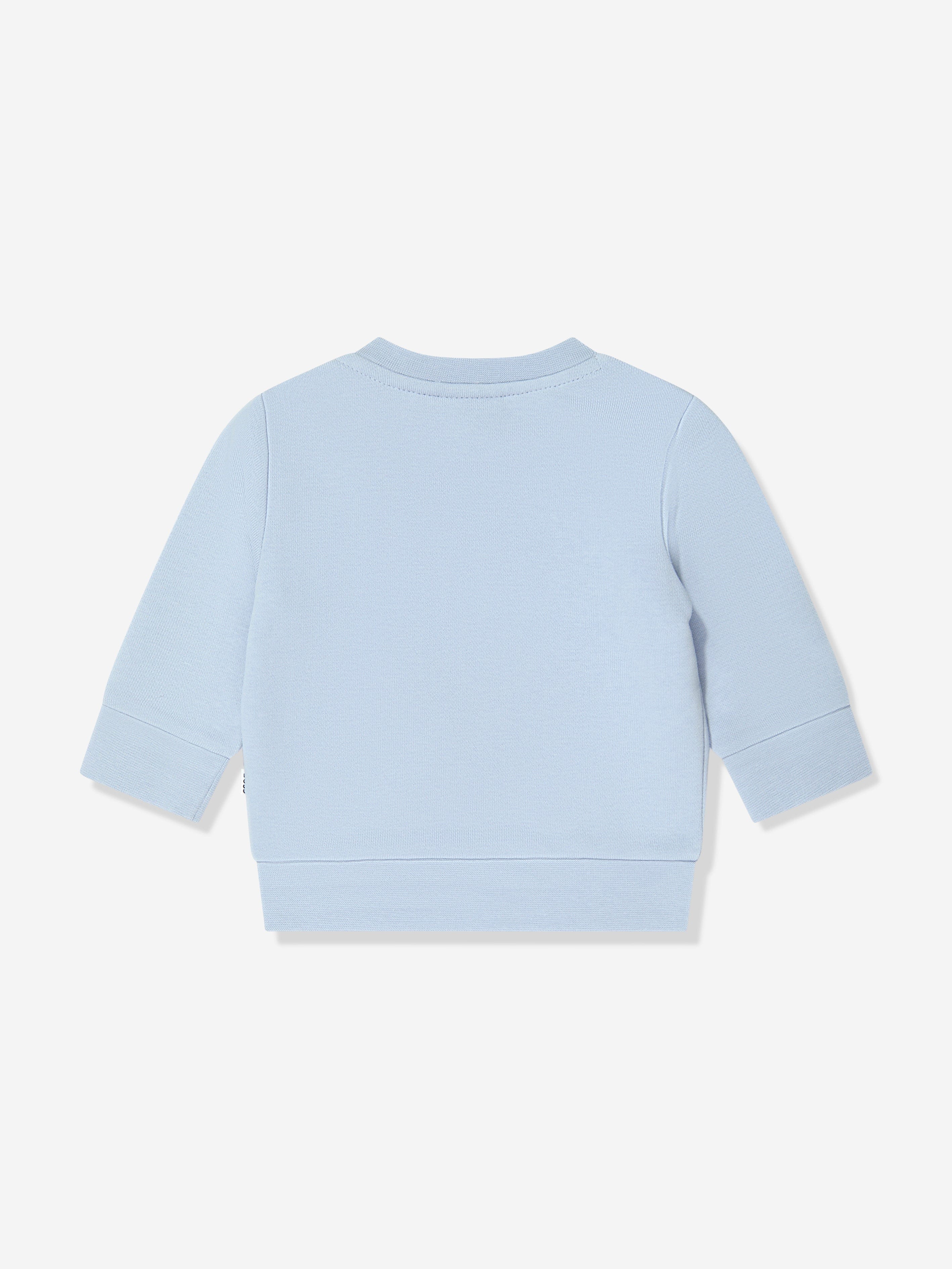 BOSS Baby Boys Logo Print Sweatshirt in Blue