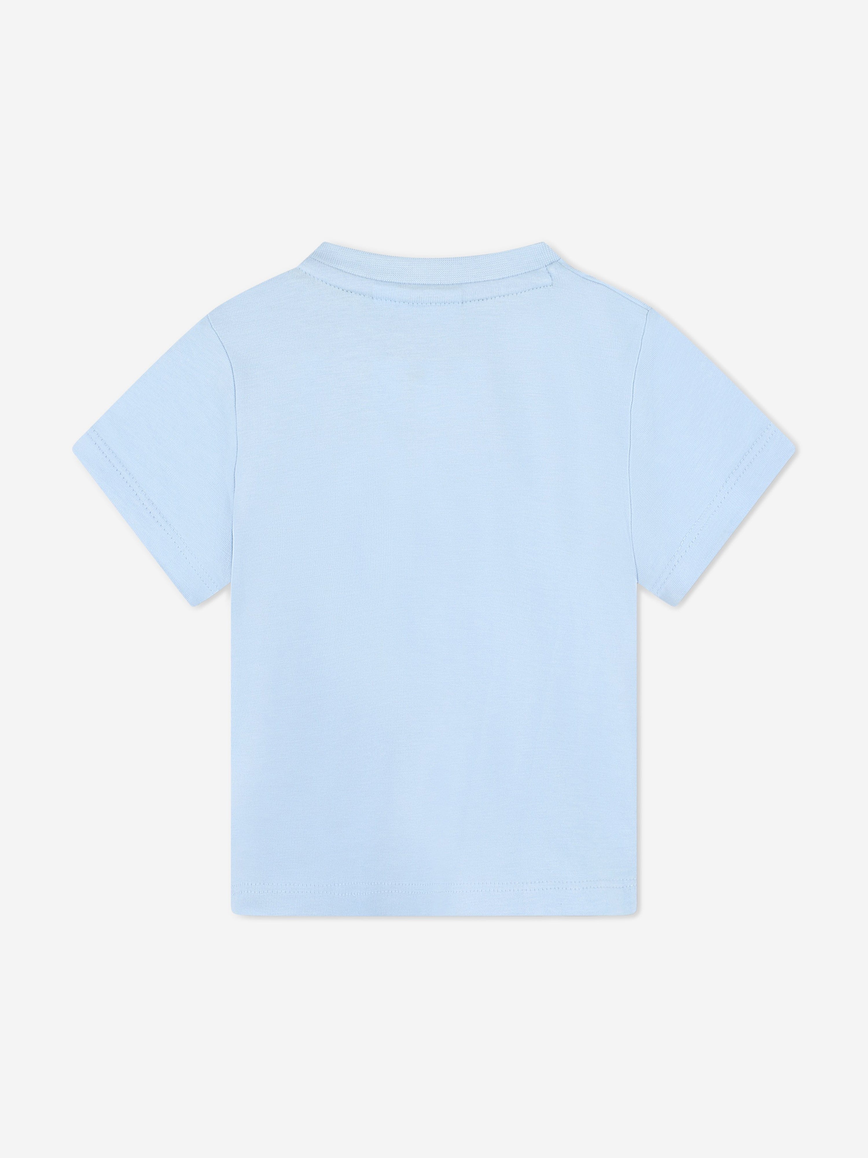 BOSS Baby Boys Logo Print T-Shirt in Blue