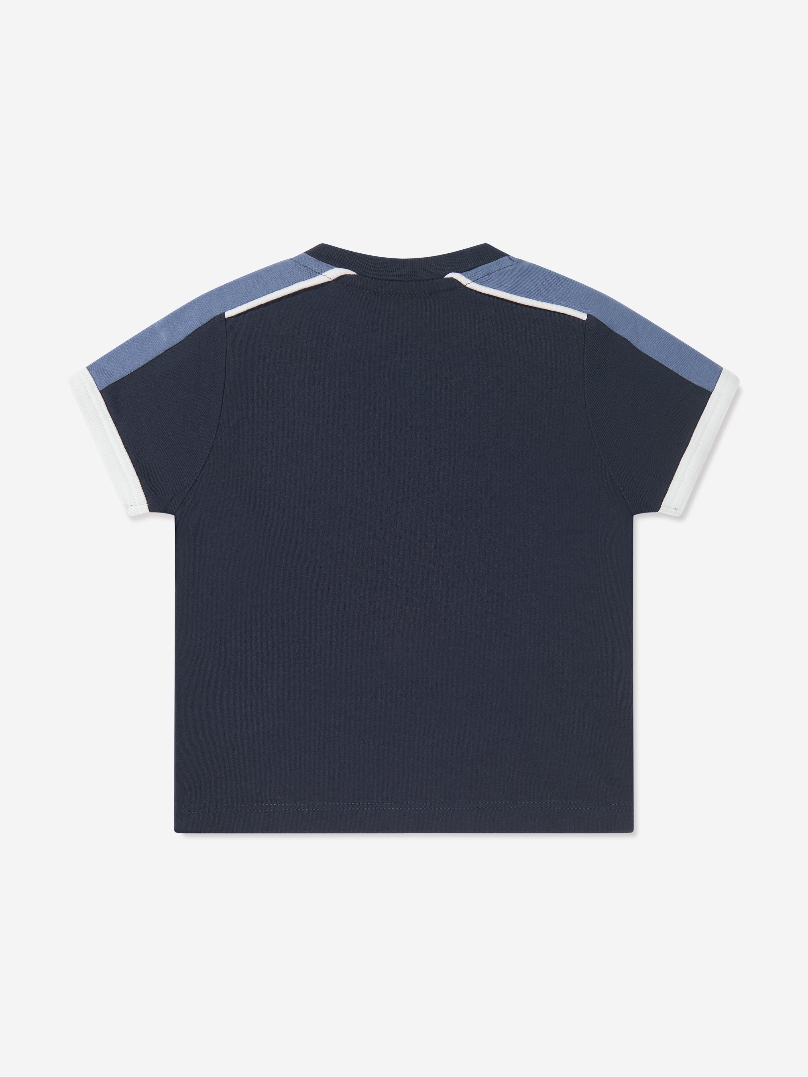 BOSS Baby Boys Logo Print T-Shirt in Navy