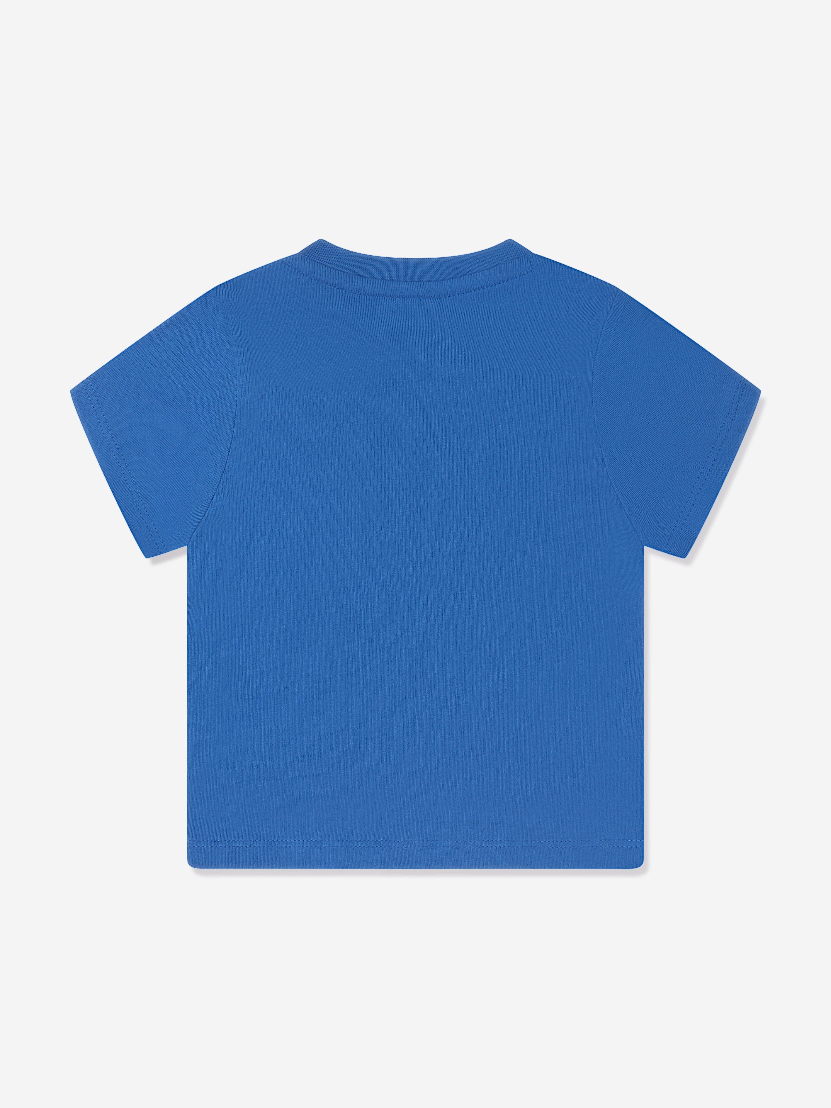 BOSS Baby Boys Logo Print T-Shirt in Blue