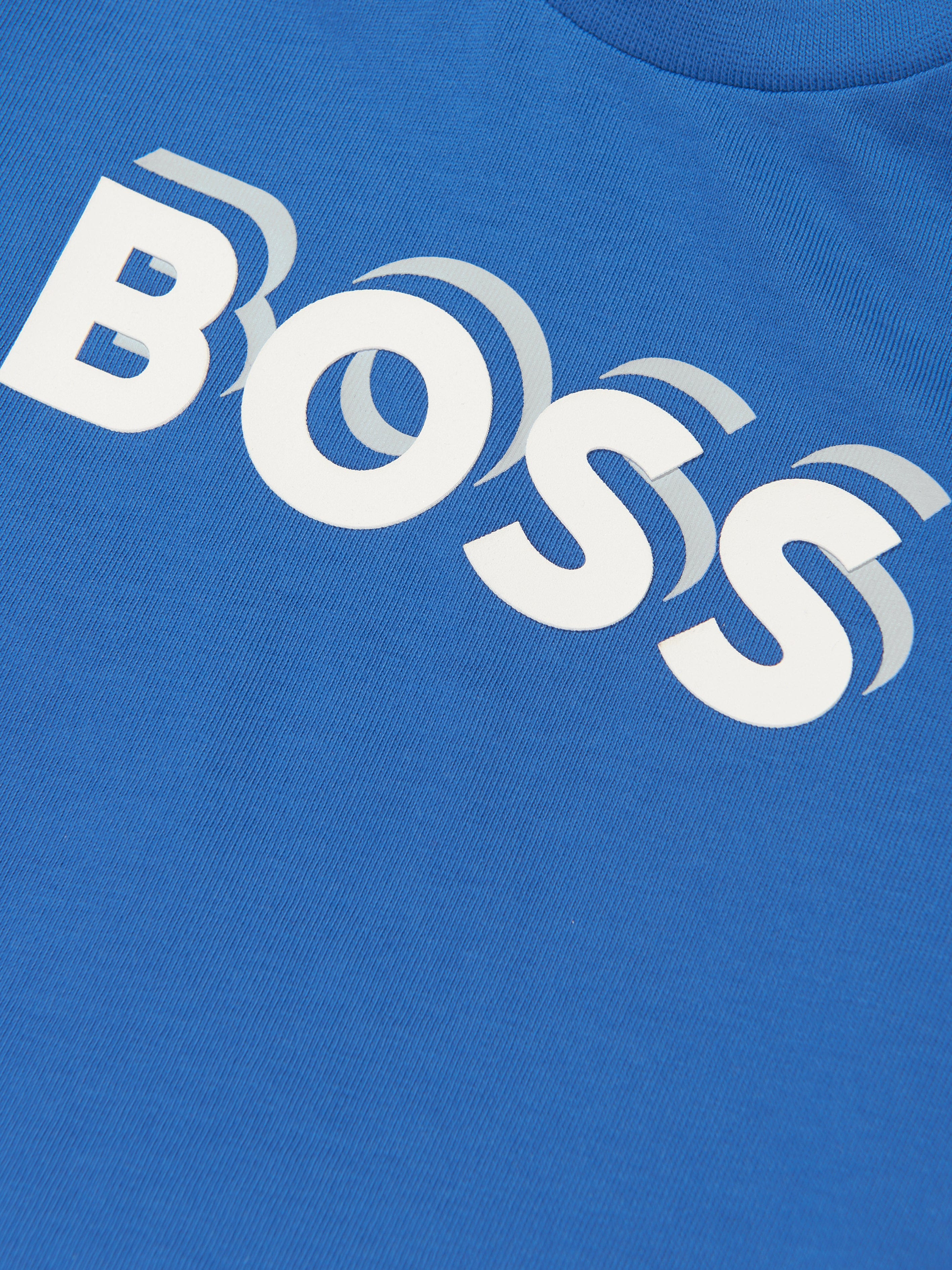 BOSS Baby Boys Logo Print T-Shirt in Blue