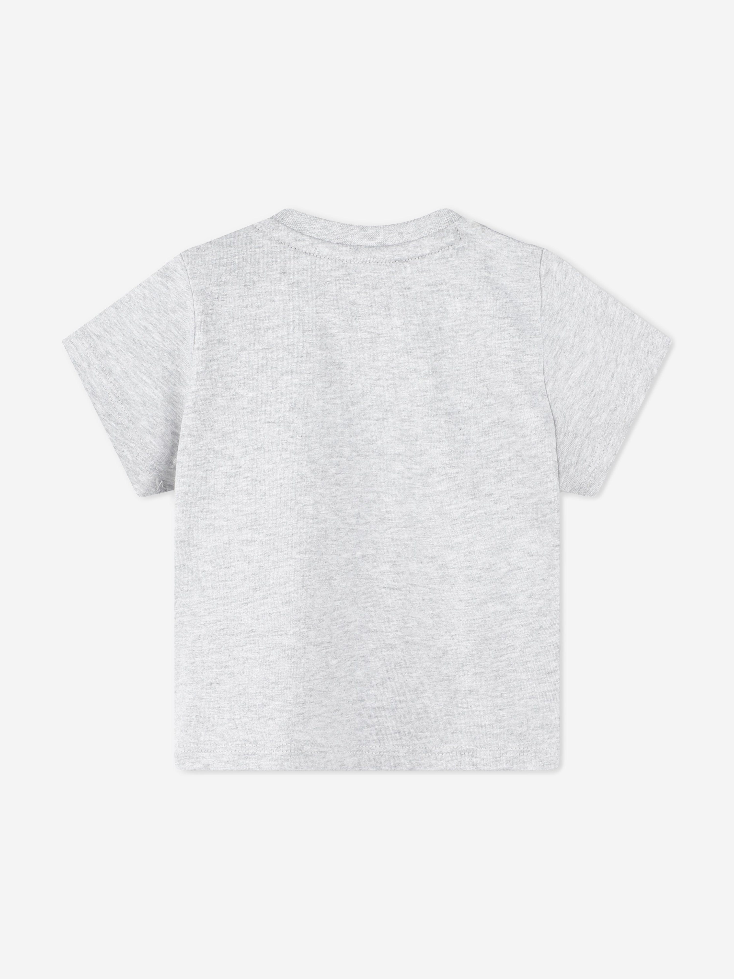 BOSS Baby Boys Logo Print T-Shirt in Grey