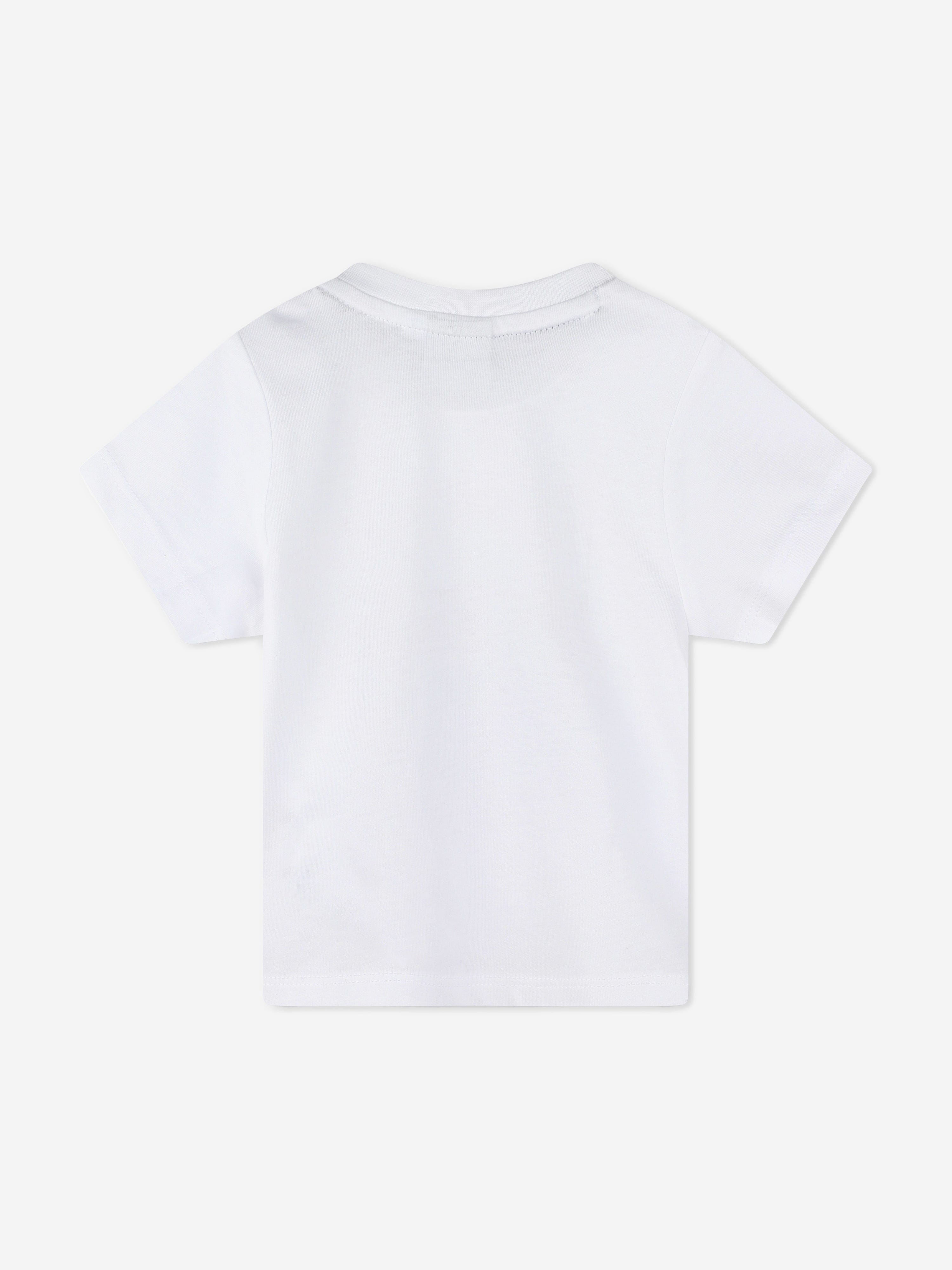 BOSS Baby Boys Multiple Logo T-Shirt in White