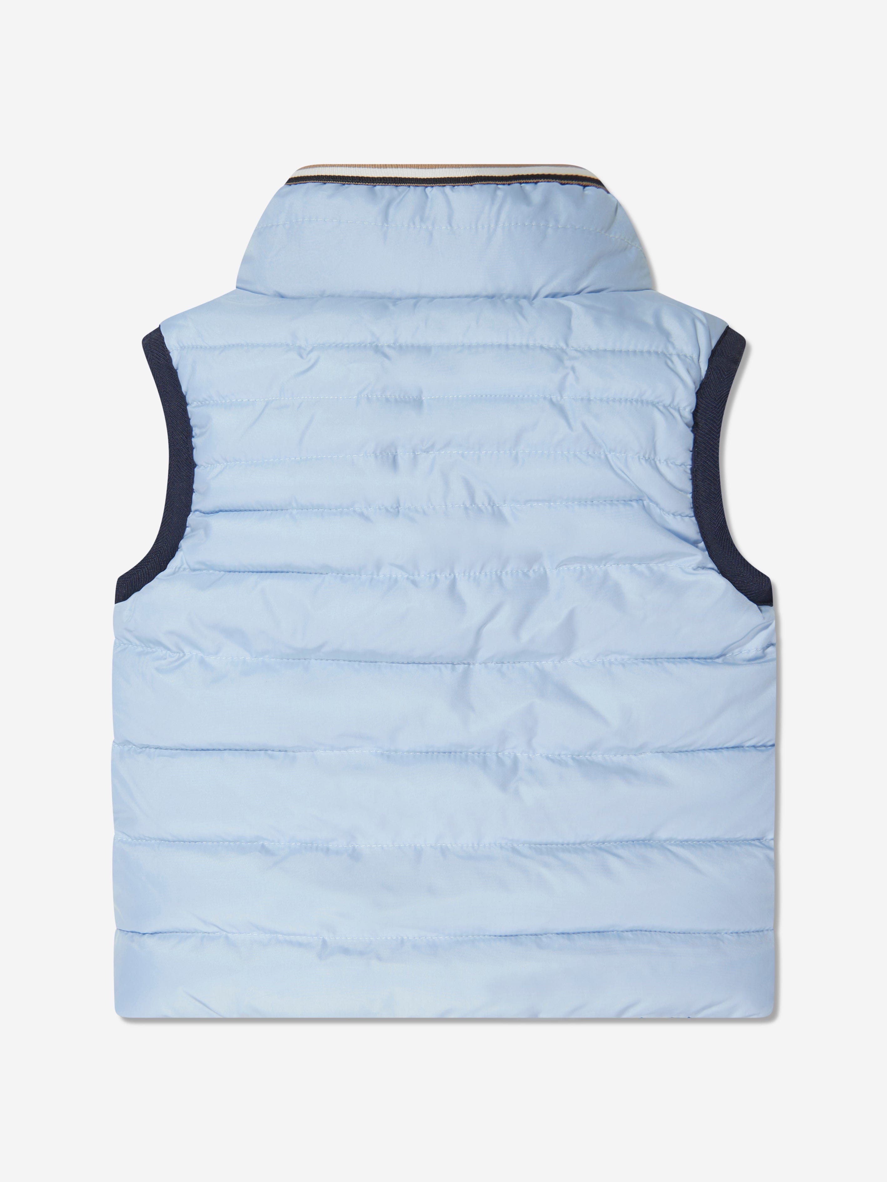 BOSS Baby Boys Reversible Gilet in Blue