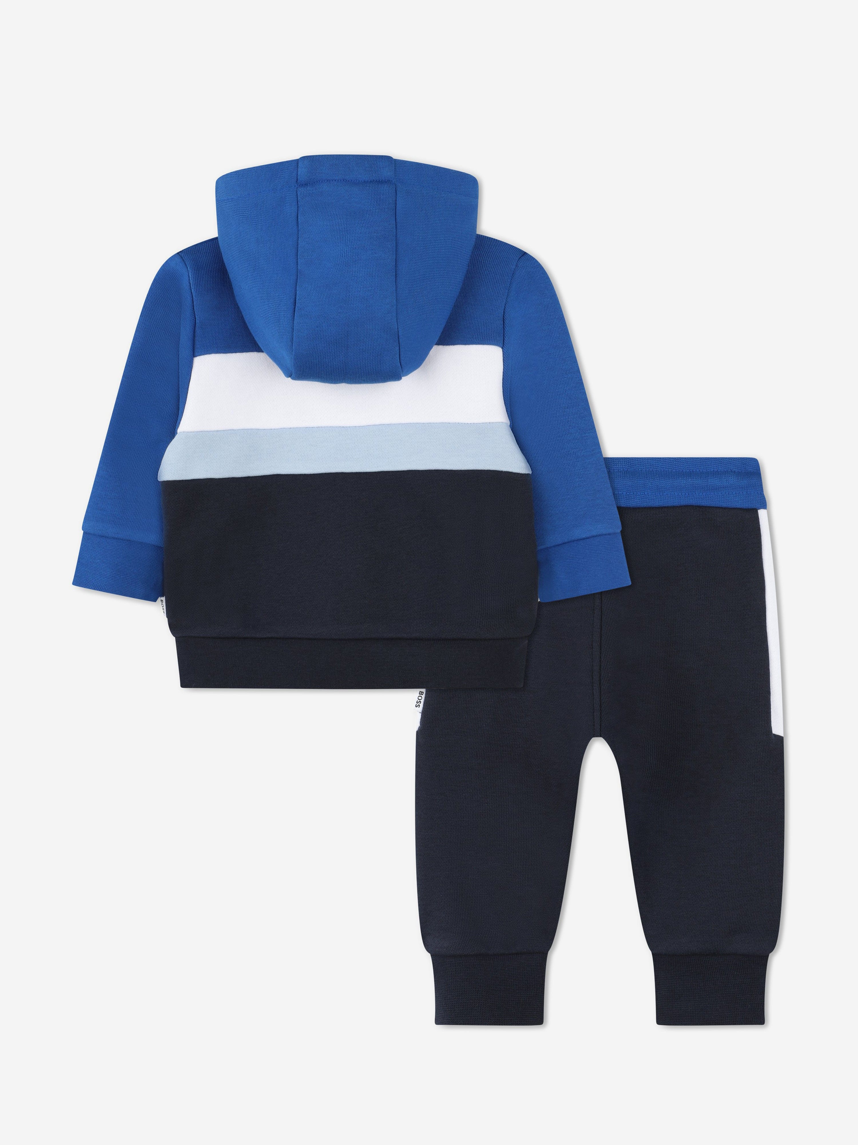 BOSS Baby Boys Logo Tracksuit in Navy