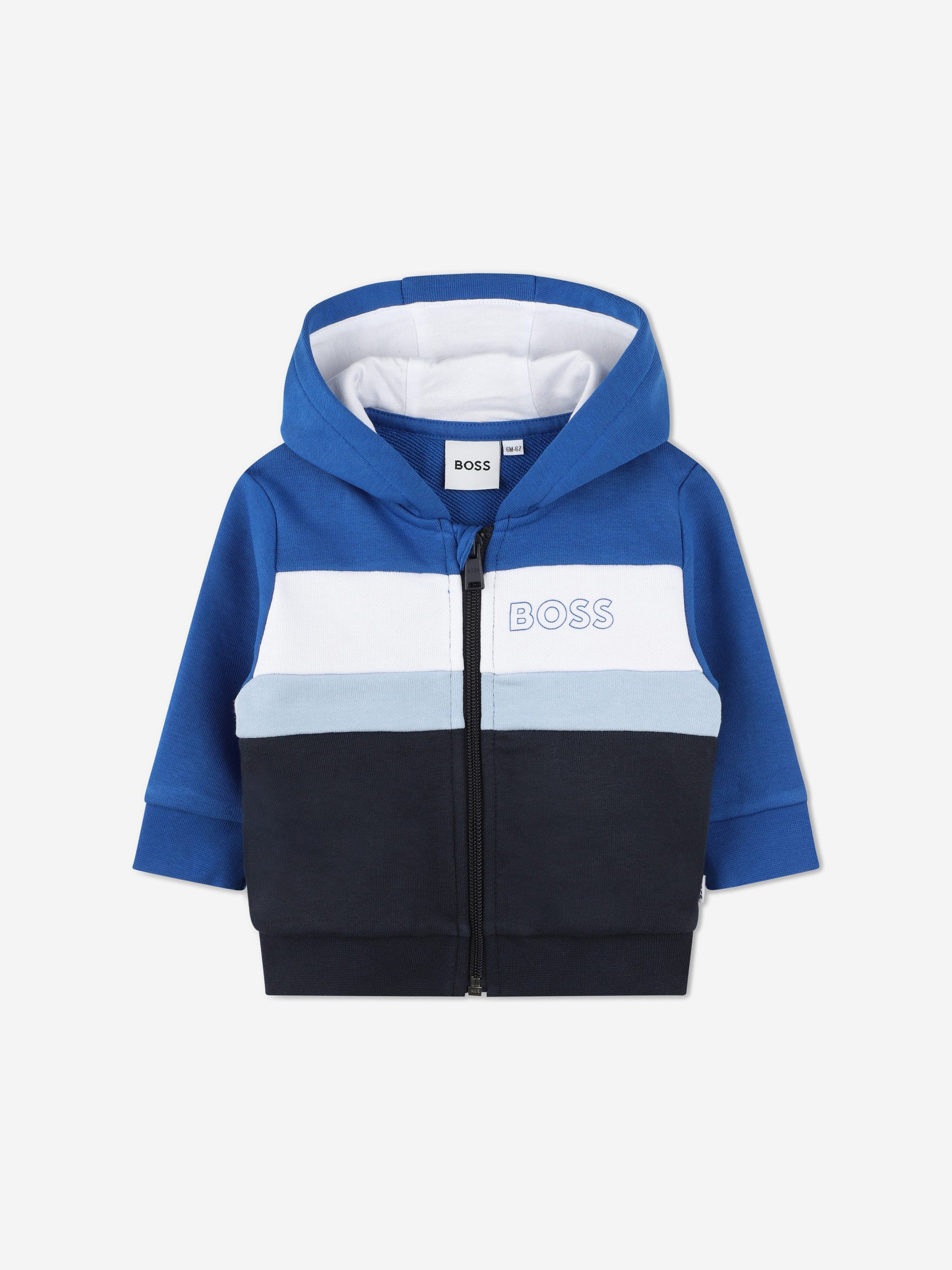 BOSS Baby Boys Logo Tracksuit in Navy