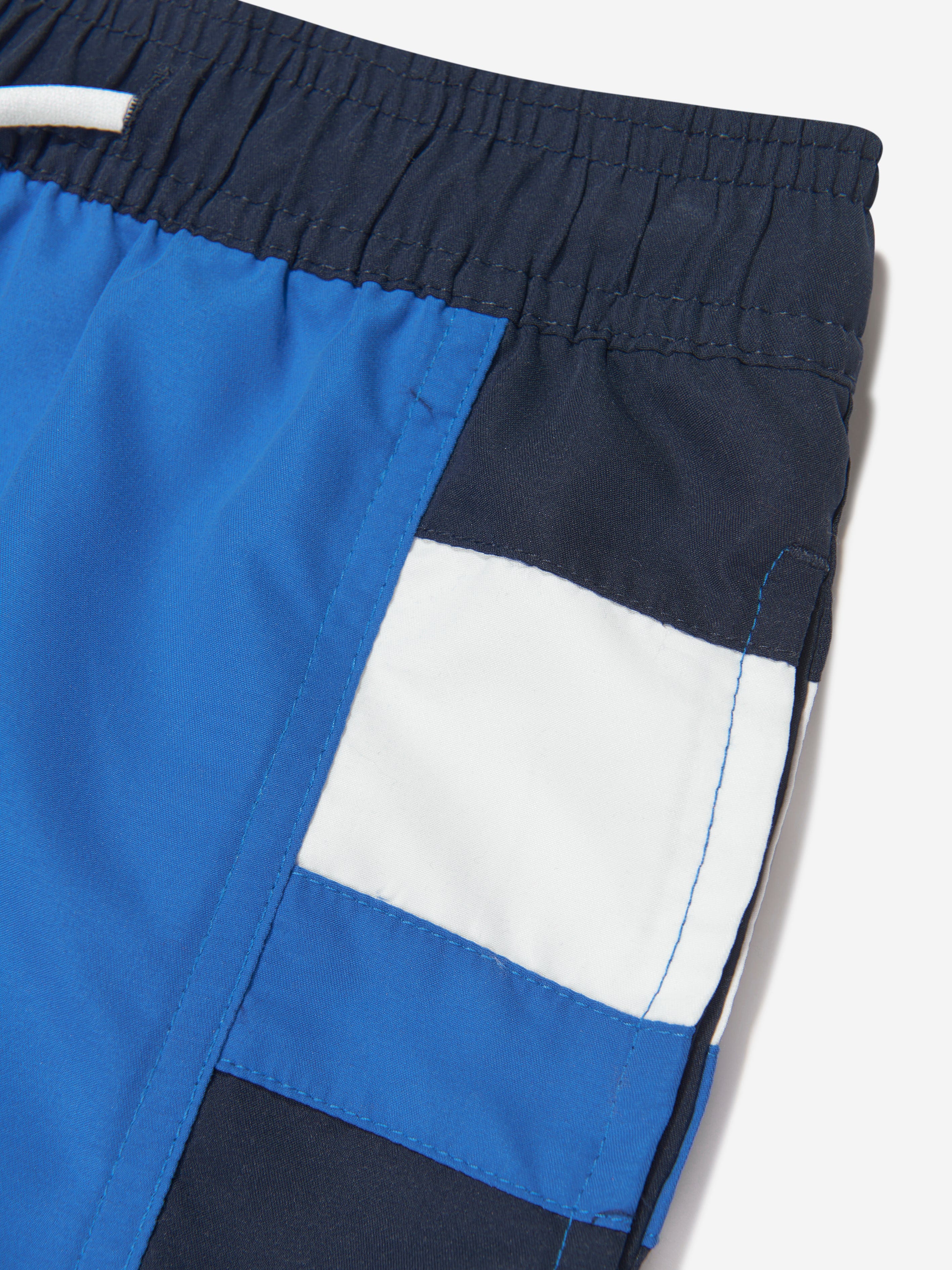 BOSS Boys Logo Swim Shorts in Blue