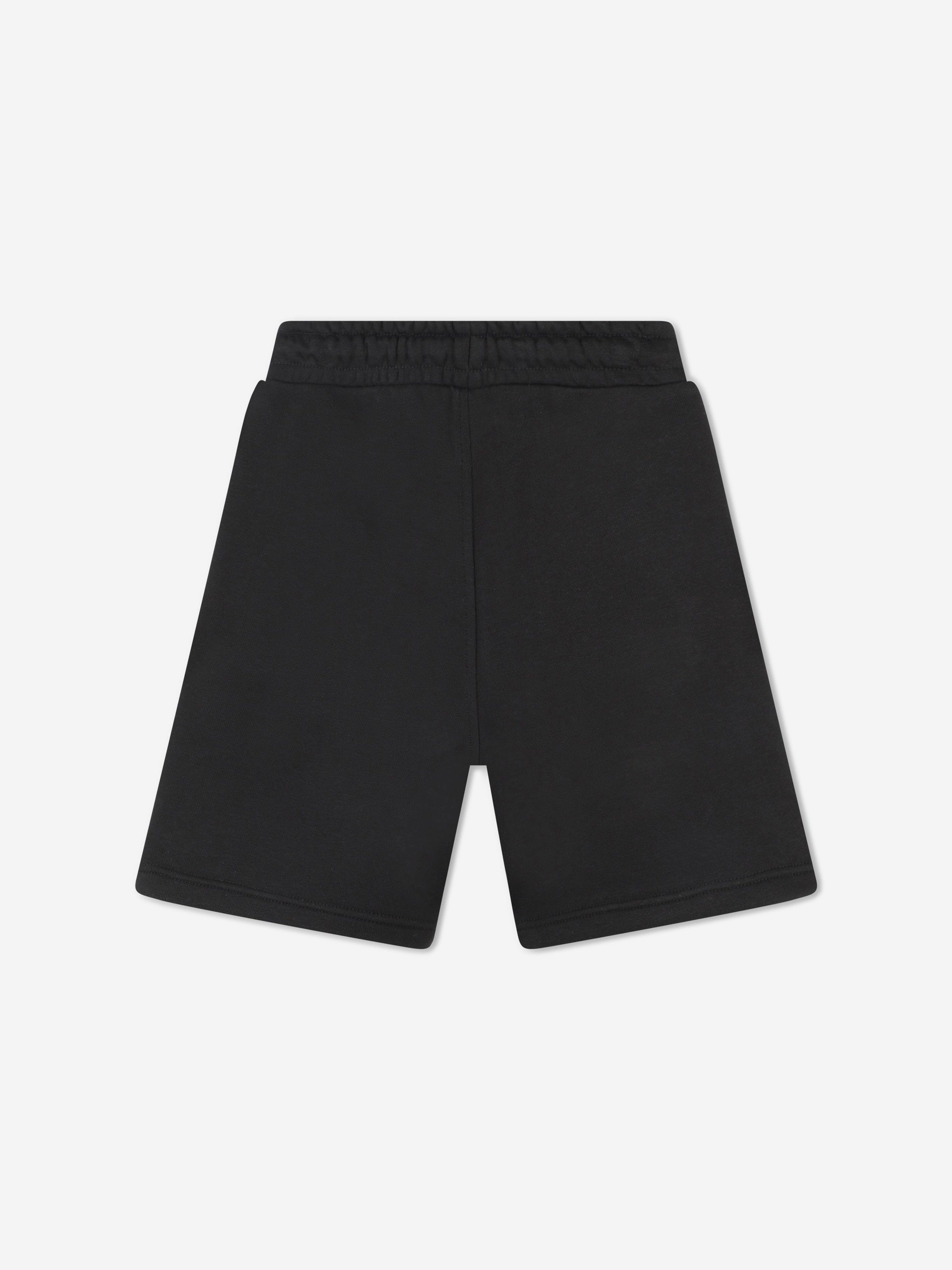 BOSS Boys Logo Print Shorts in Black