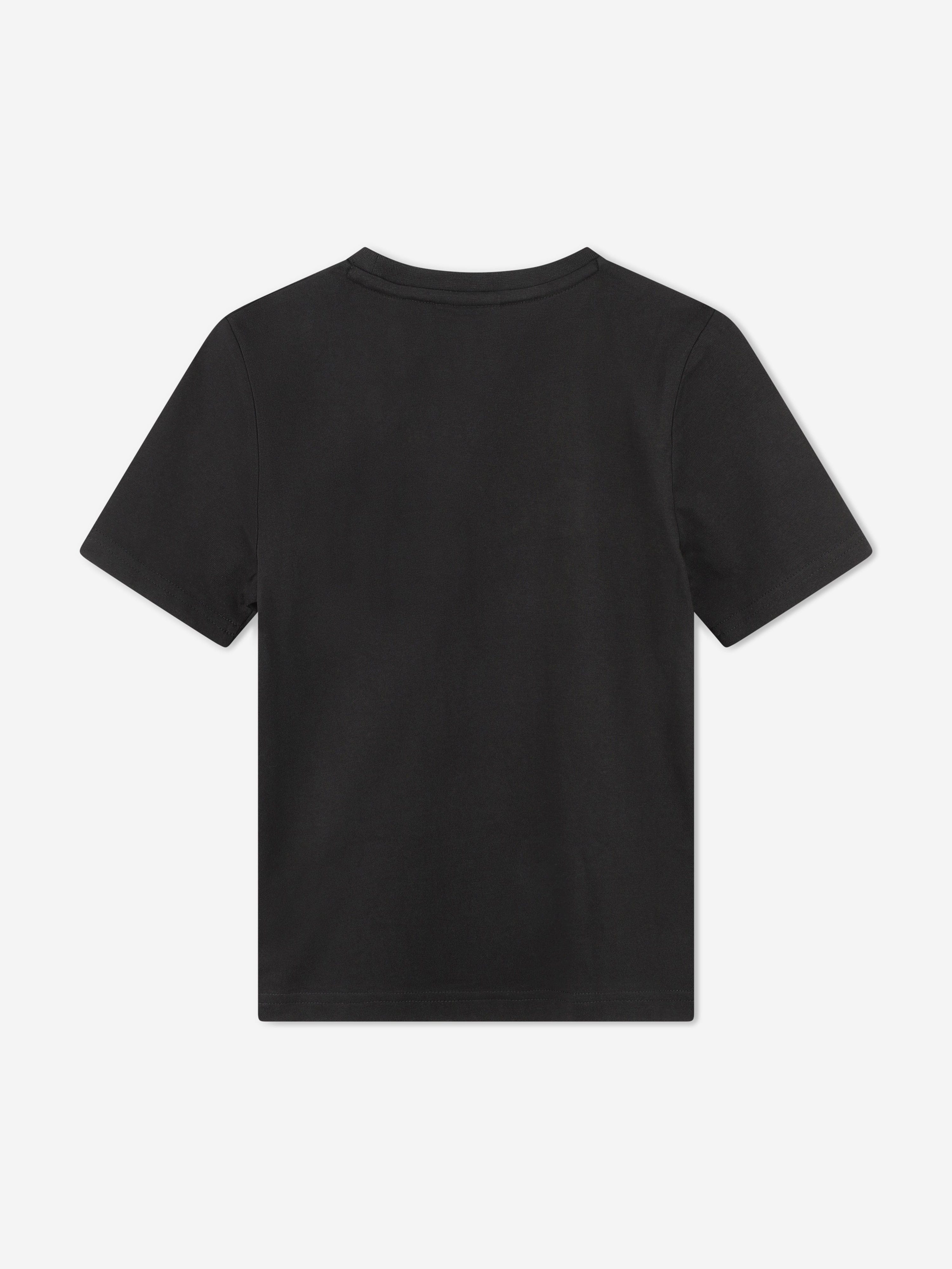 BOSS Boys Embossed Logo T-Shirt in Black