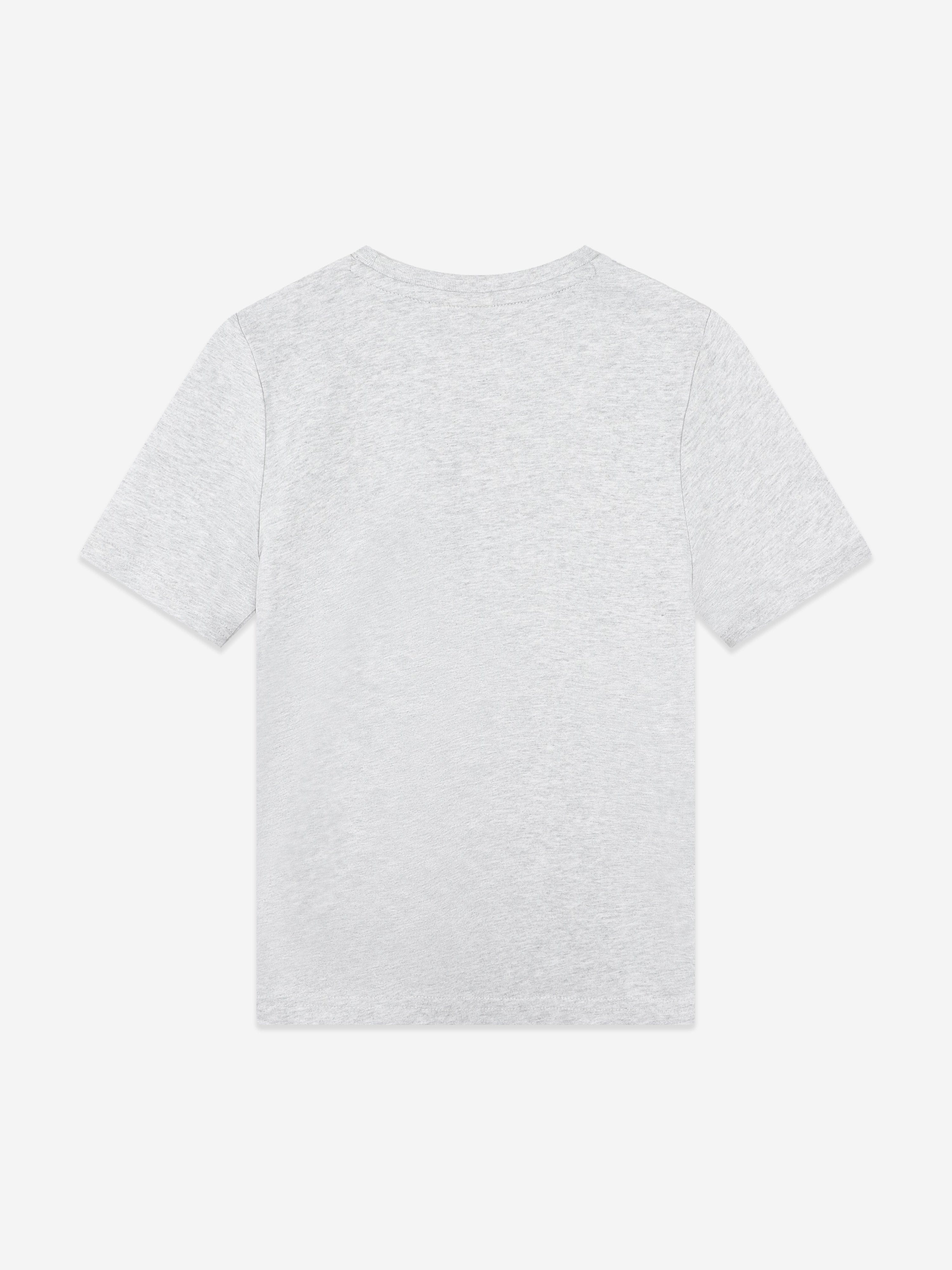 BOSS Boys Embossed Logo T-Shirt in Grey