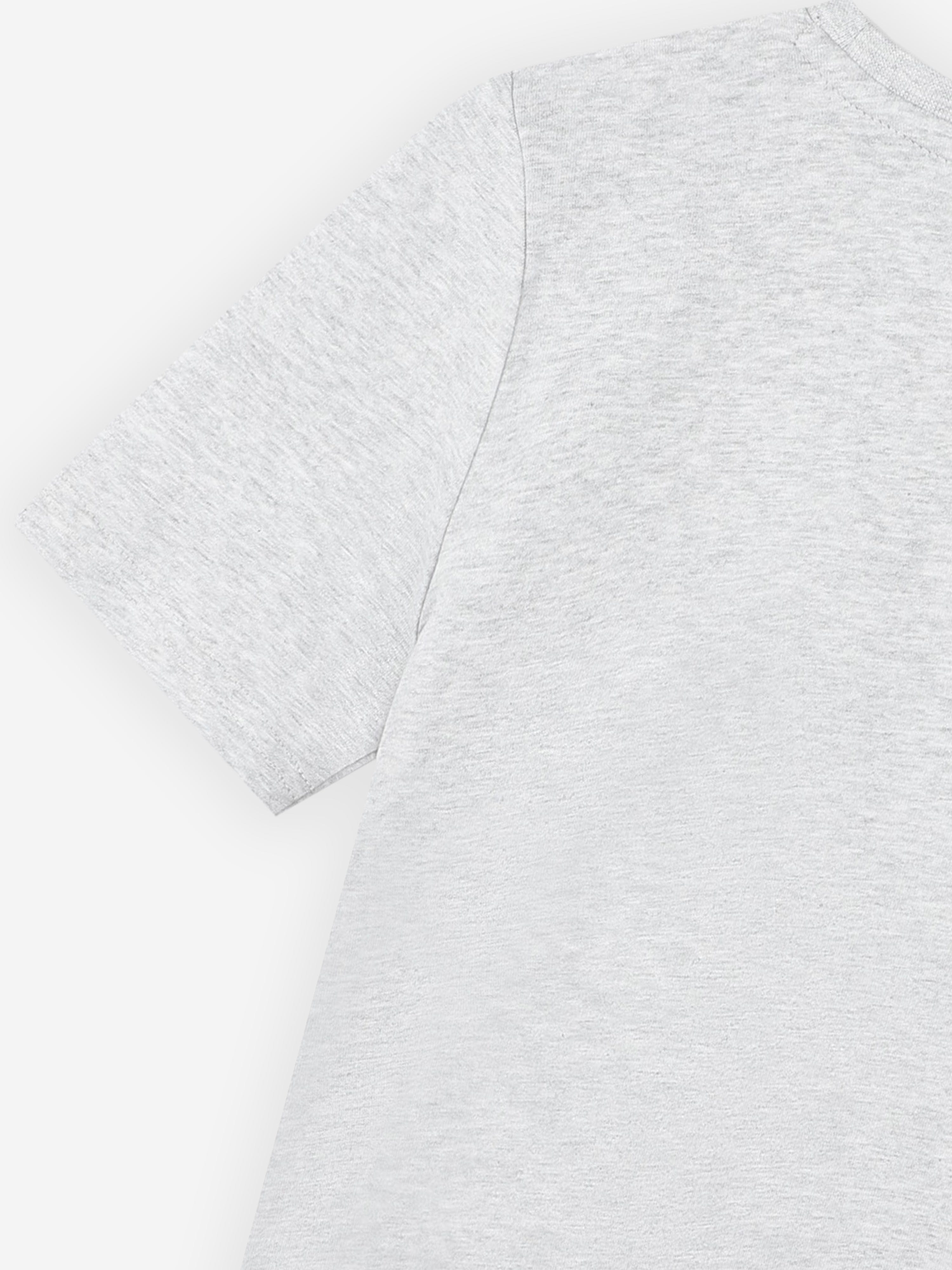 BOSS Boys Embossed Logo T-Shirt in Grey