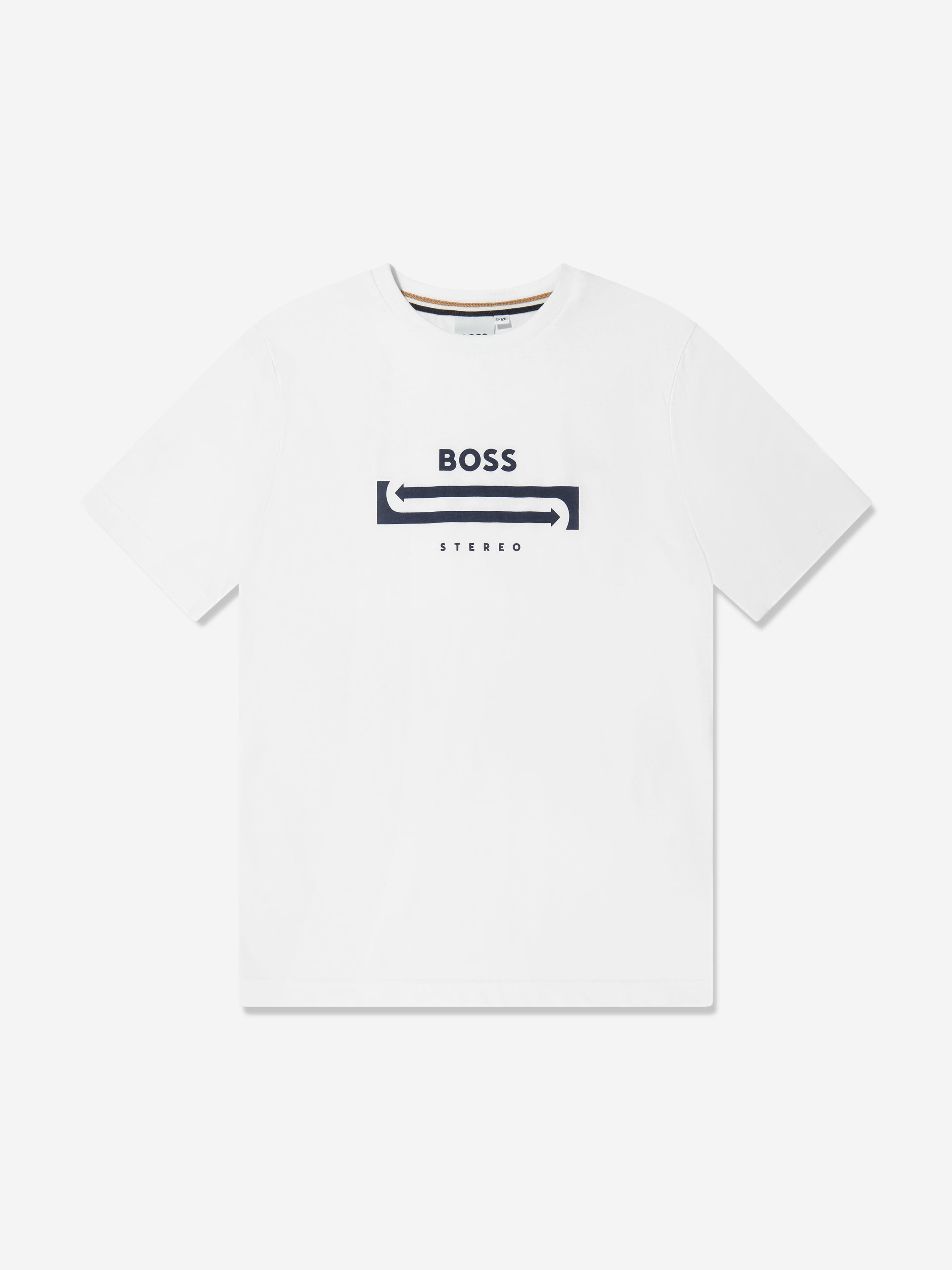 BOSS Boys T-Shirt And Shorts Set in White