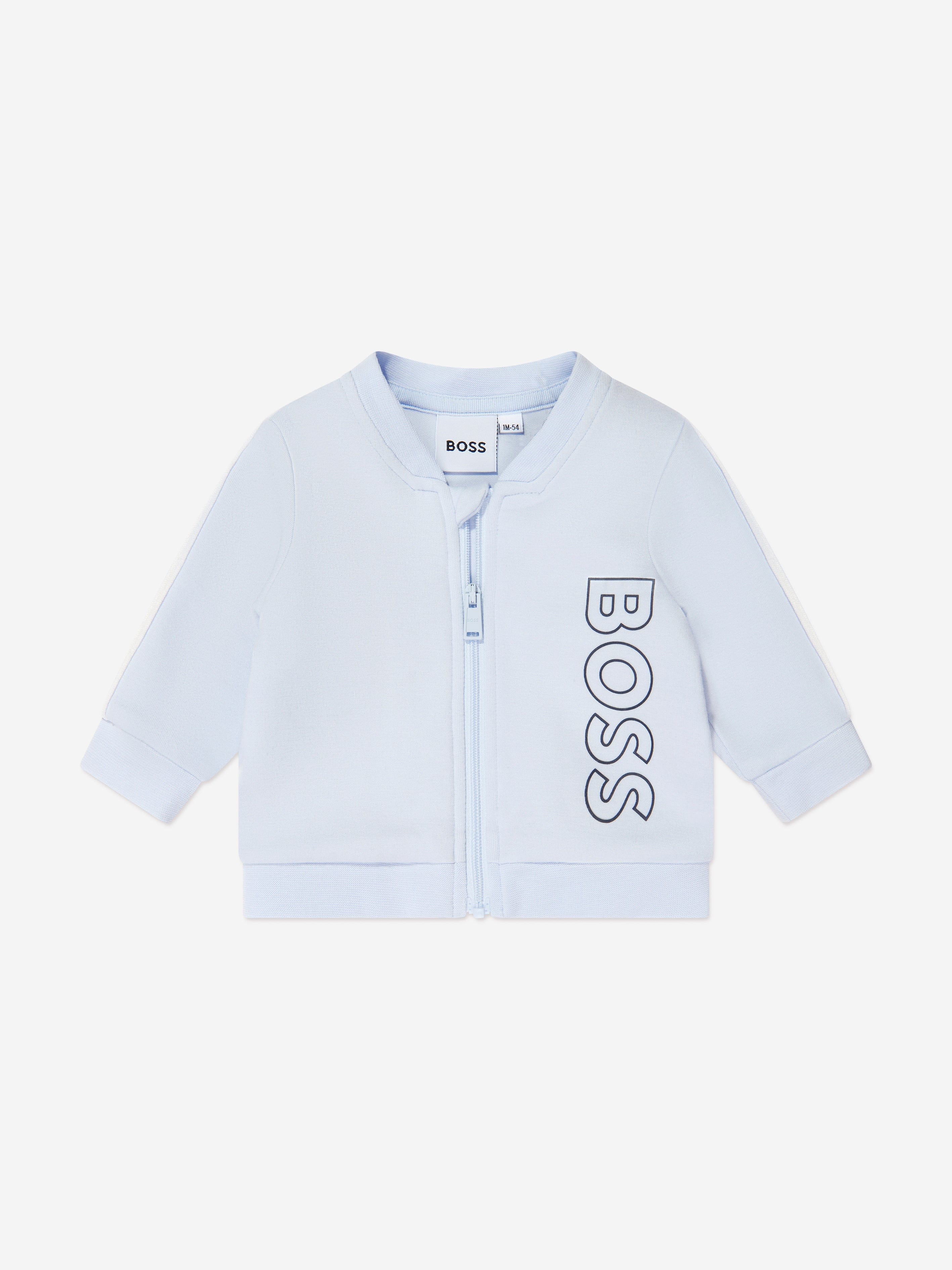 BOSS Baby Boys 3 Piece Tracksuit Set in Blue