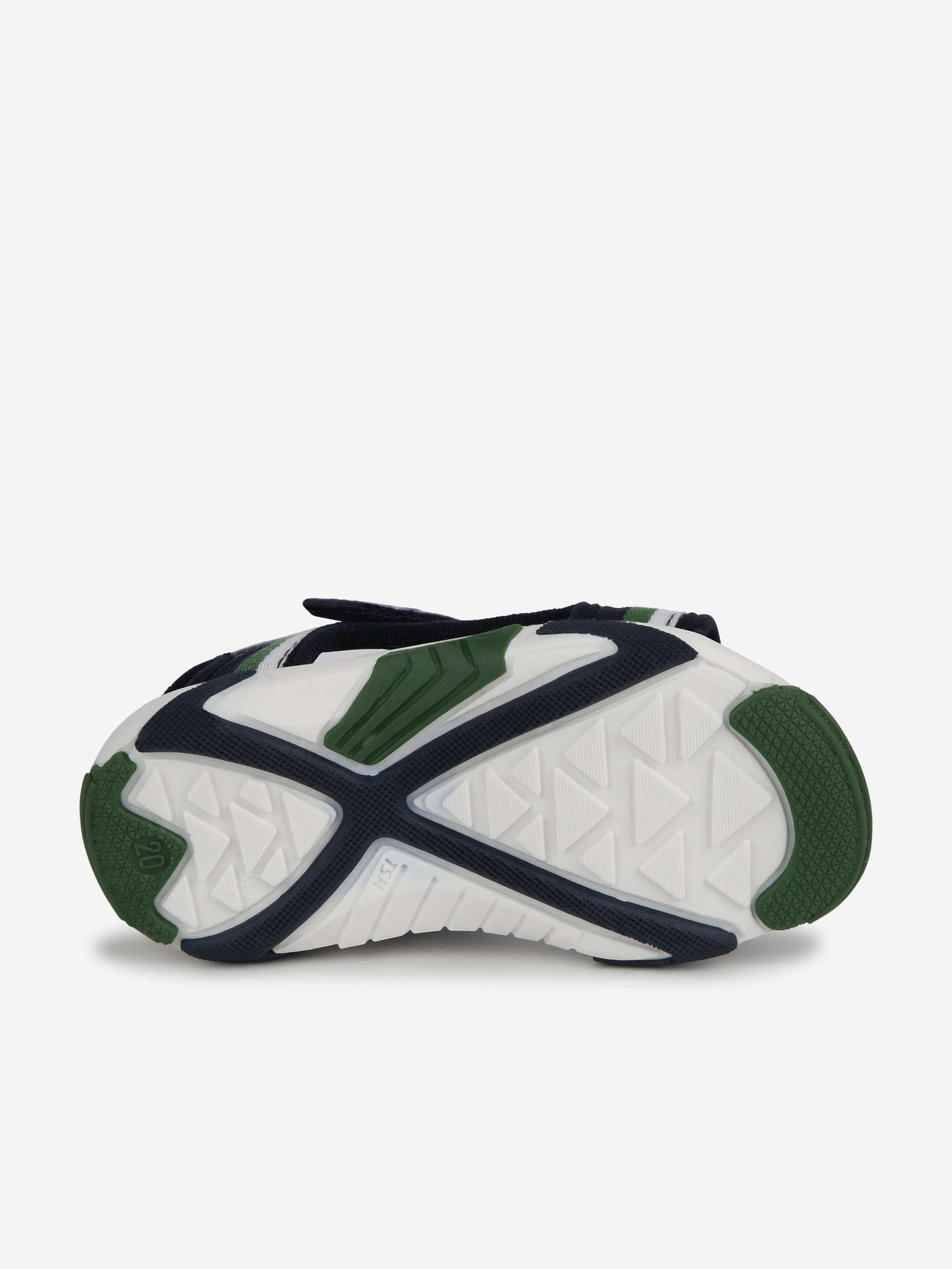 BOSS Baby Boys Strappy Logo Sandals in Navy