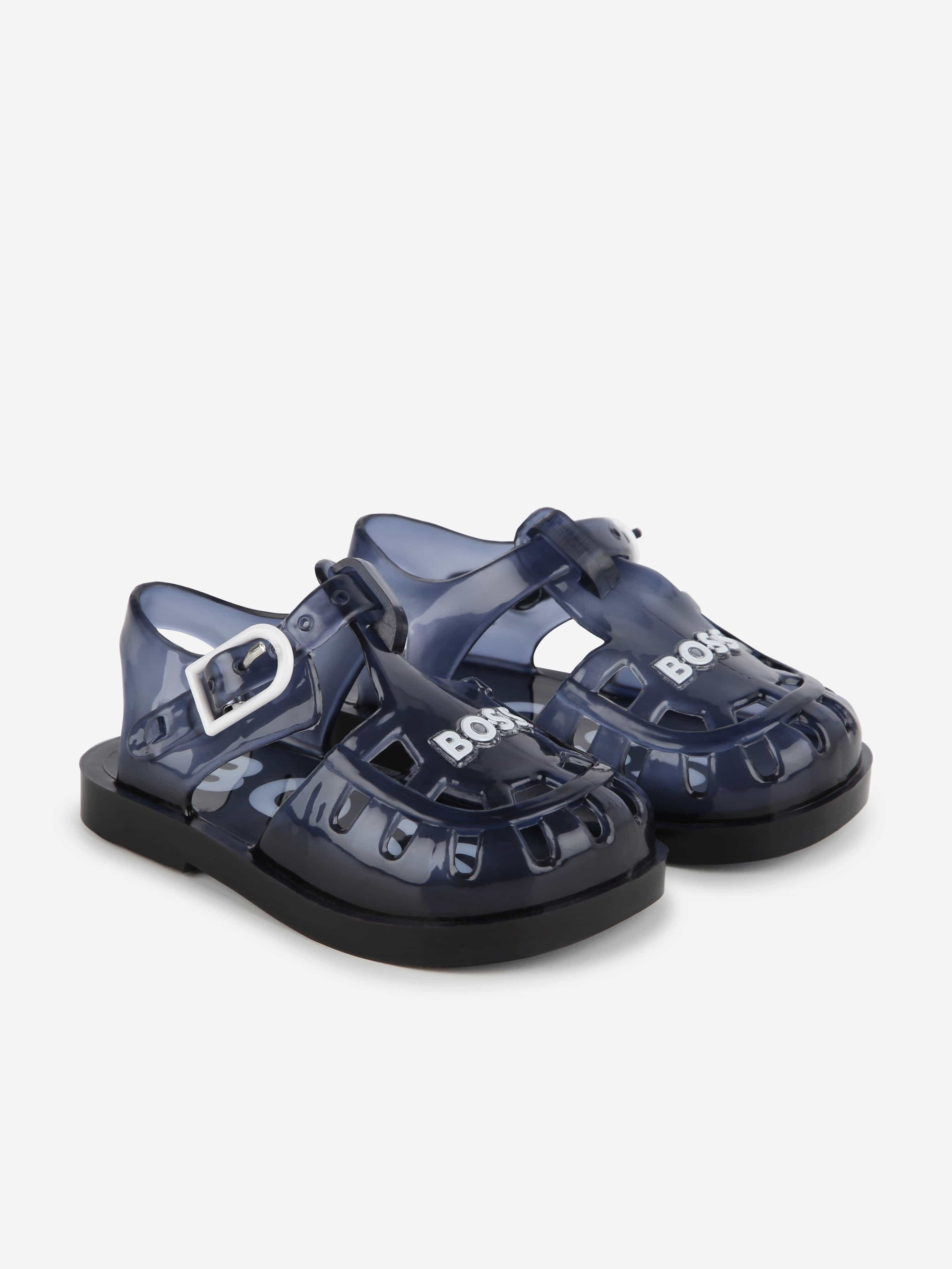 BOSS Baby Boys Jelly Sandals in Navy