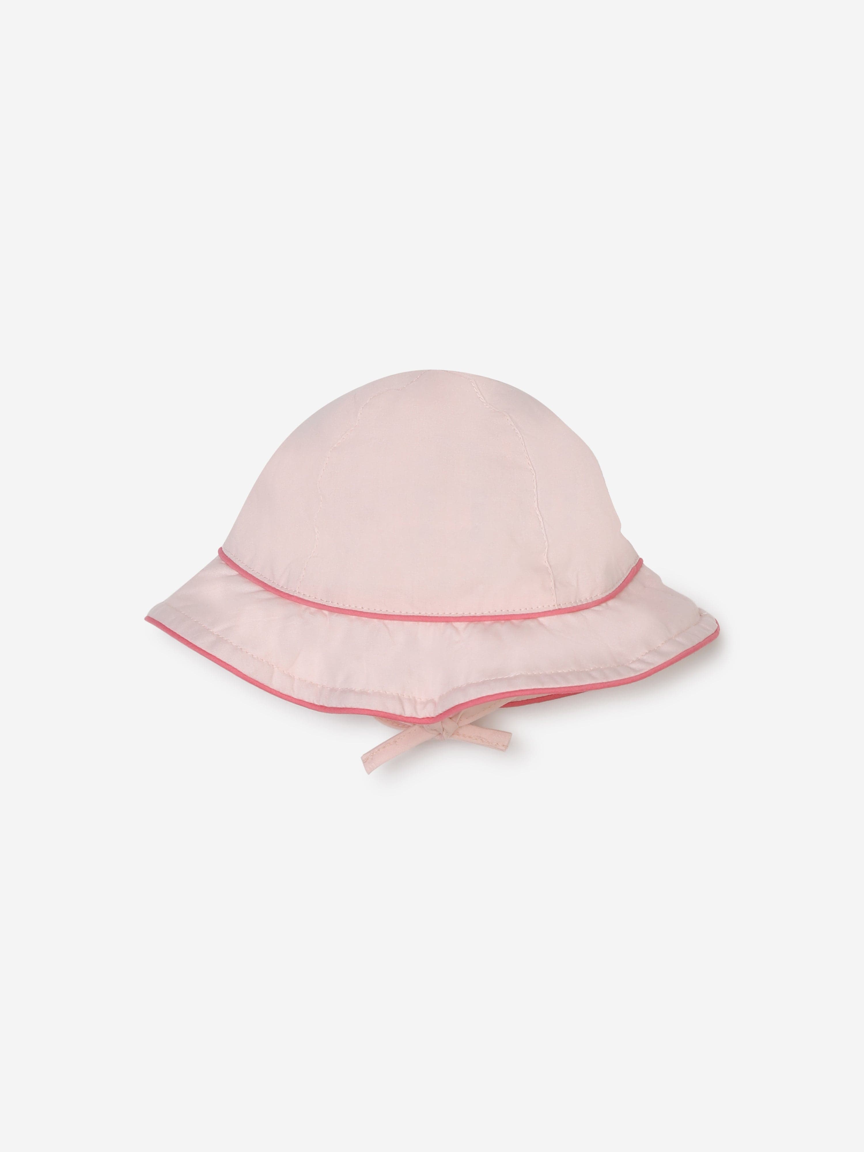 BOSS Baby Girls Logo Sun Hat in Pink