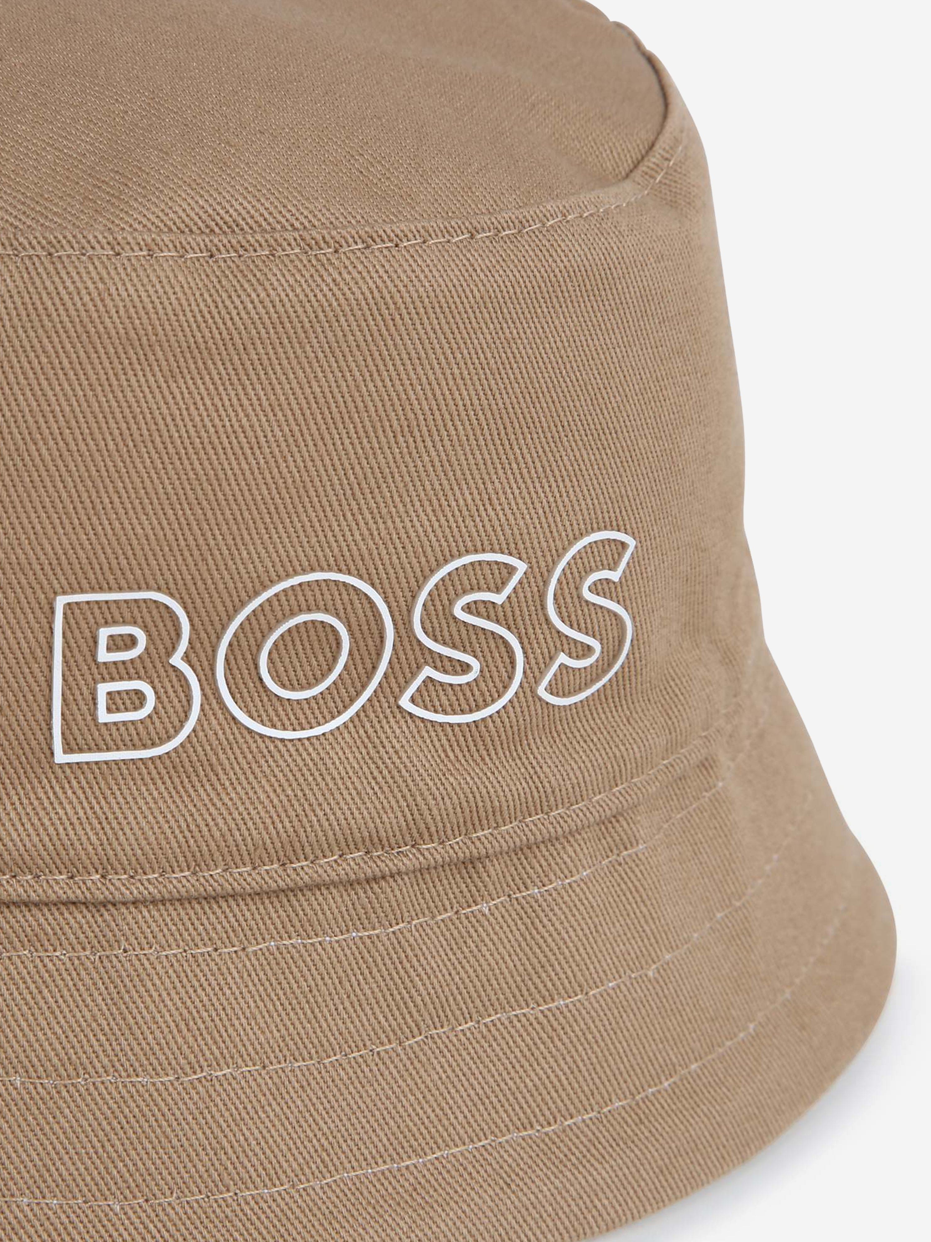 BOSS Baby Boys Reversible Bucket Hat in White