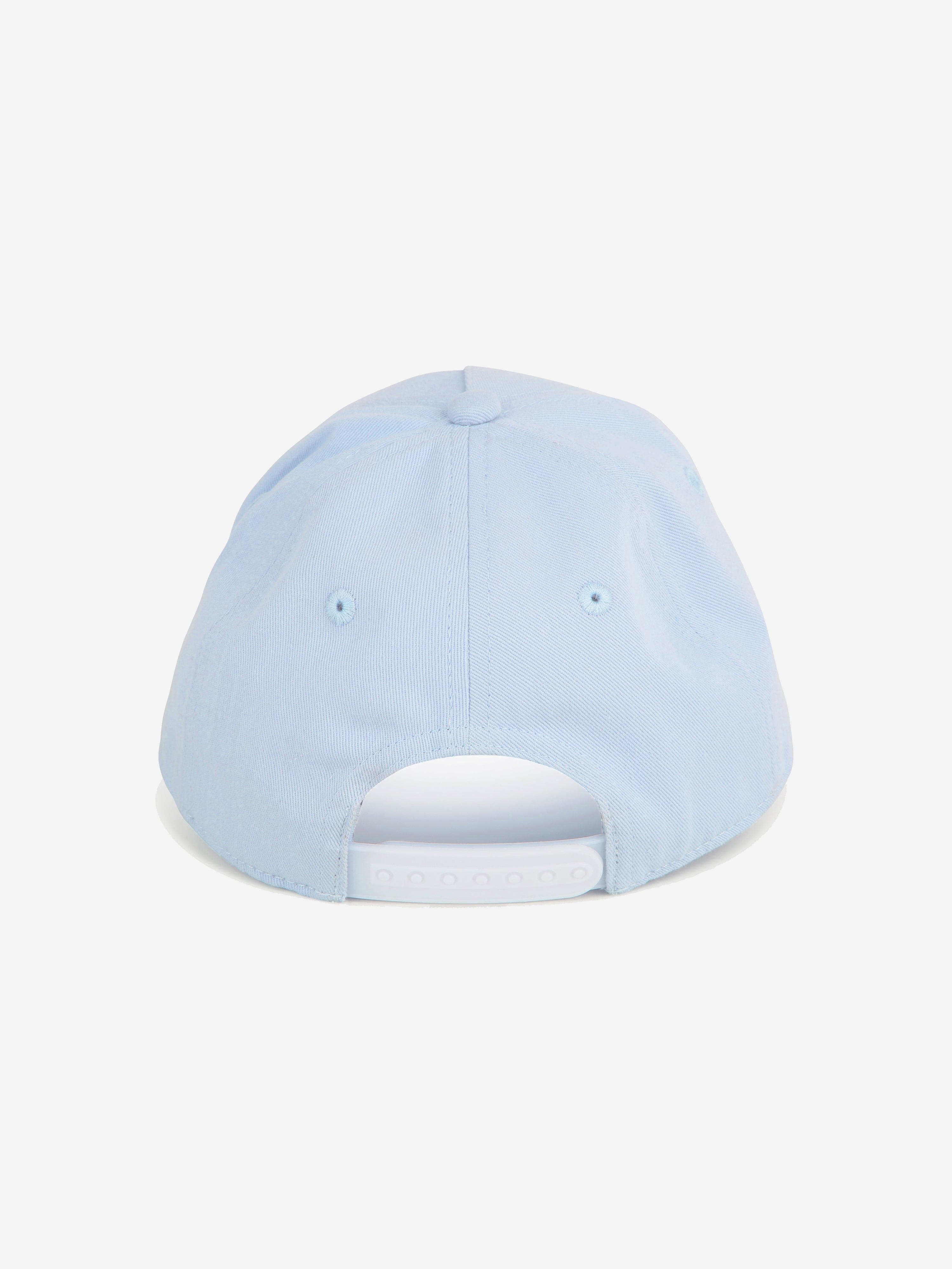 BOSS Boys Logo Print Cap in Blue