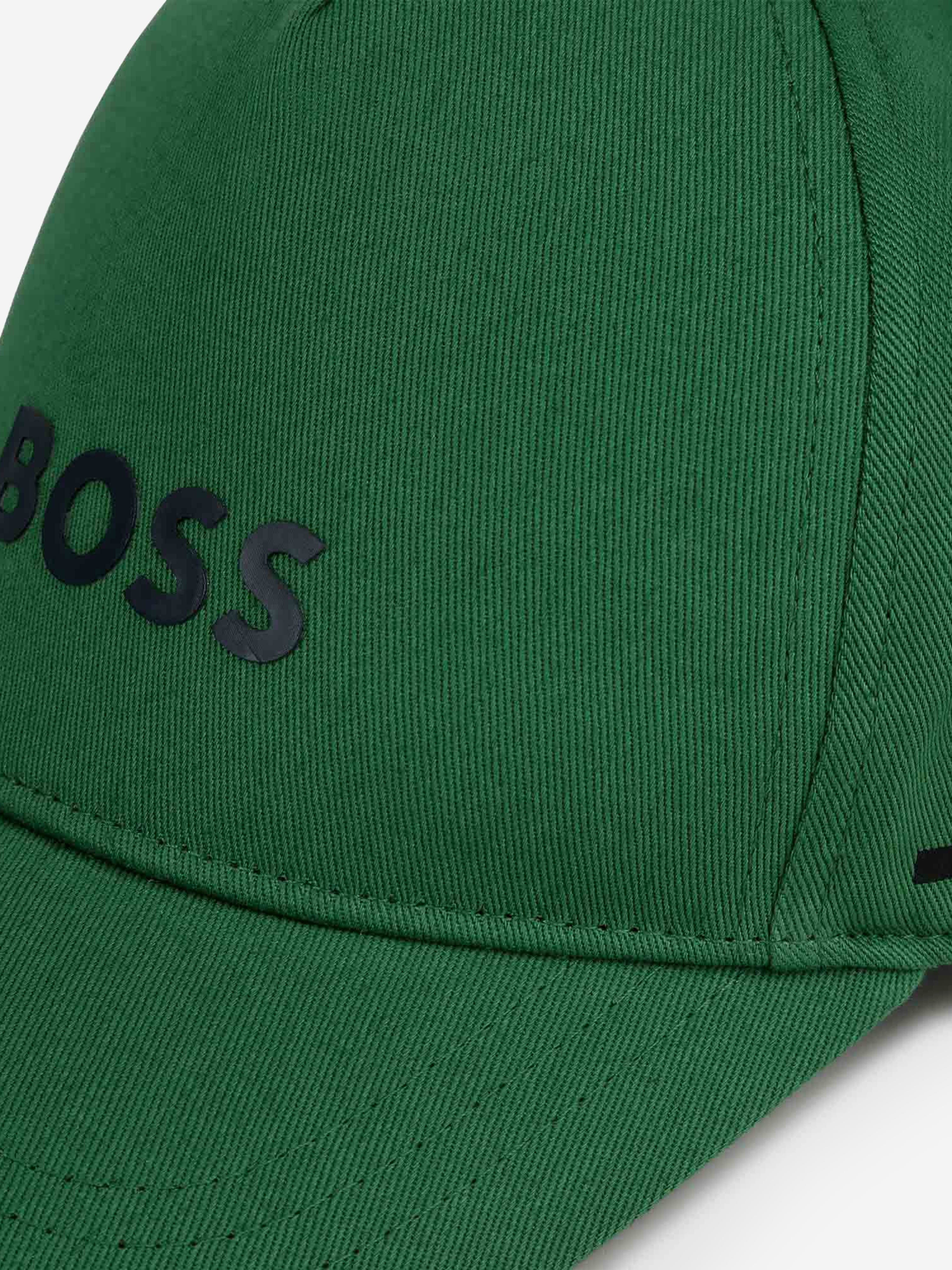 BOSS Boys Logo Print Cap in Green