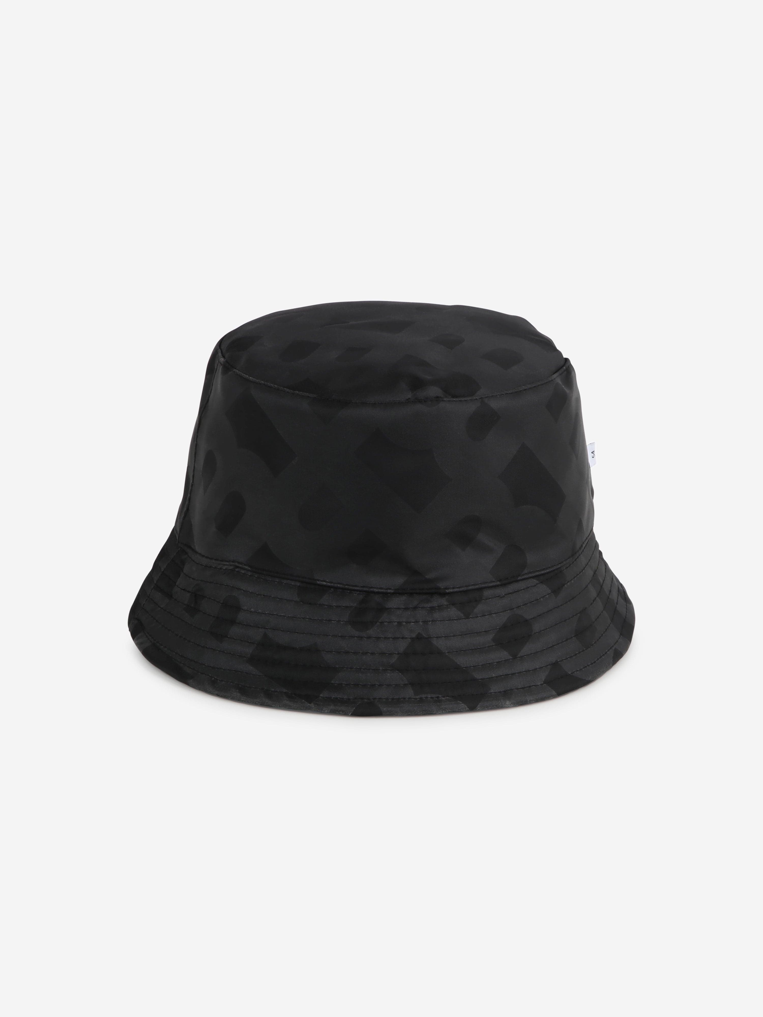 BOSS Boys Reversible Bucket Hat in Black