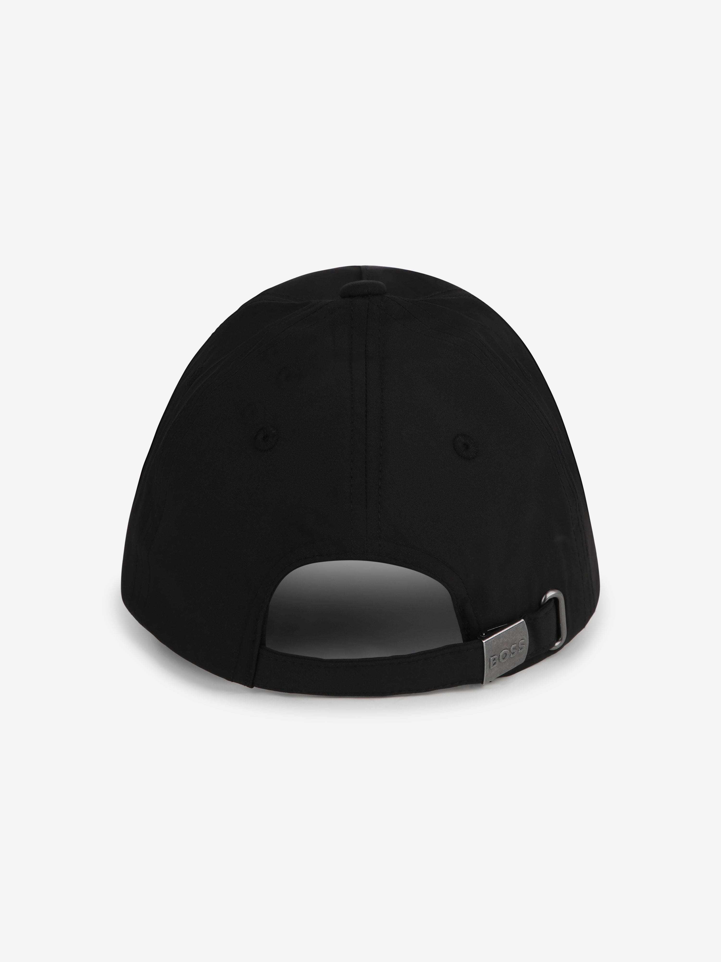 BOSS Boys Reflective Logo Cap in Black