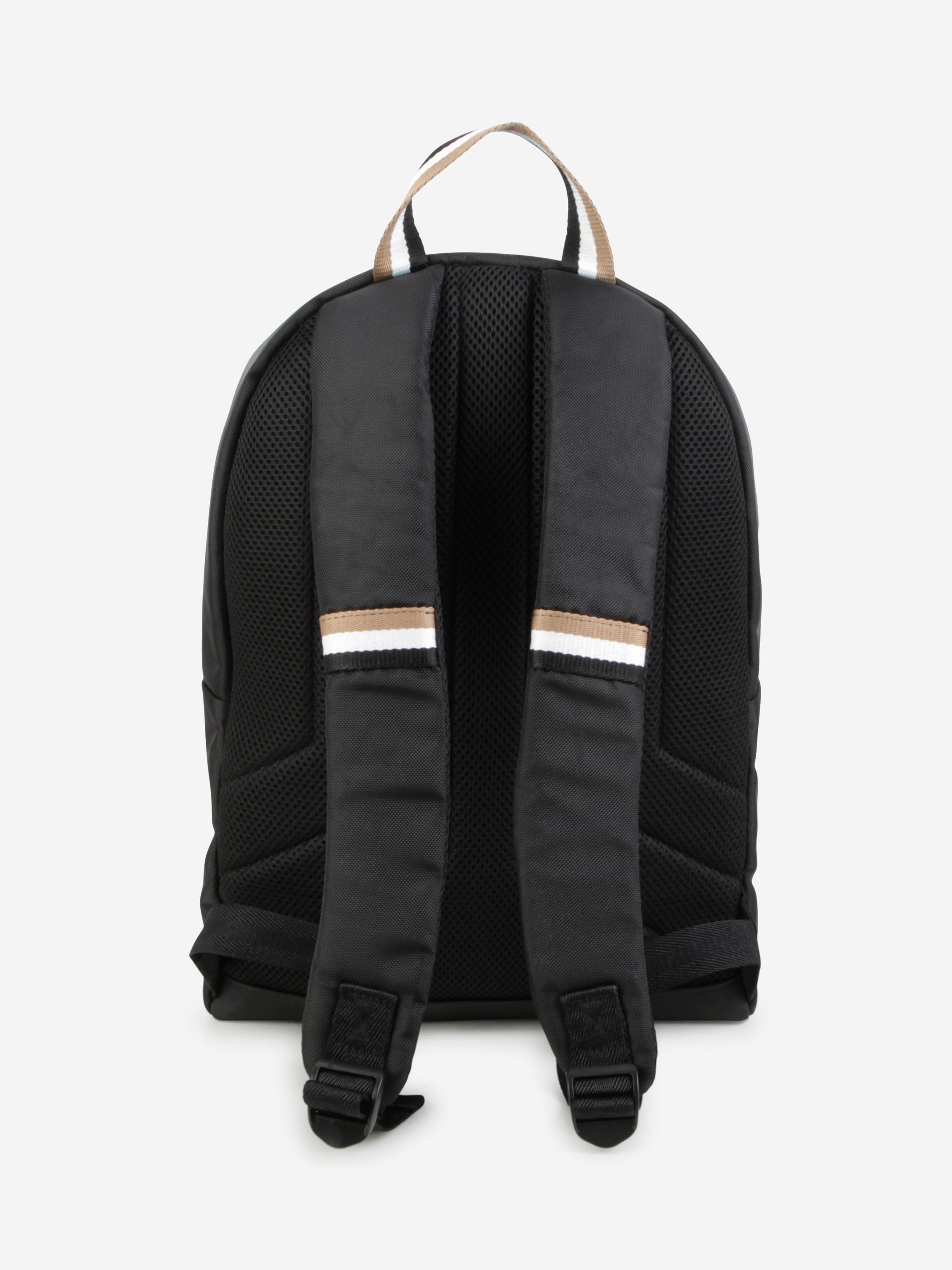 BOSS Boys Logo Backpack in Black (40cm)