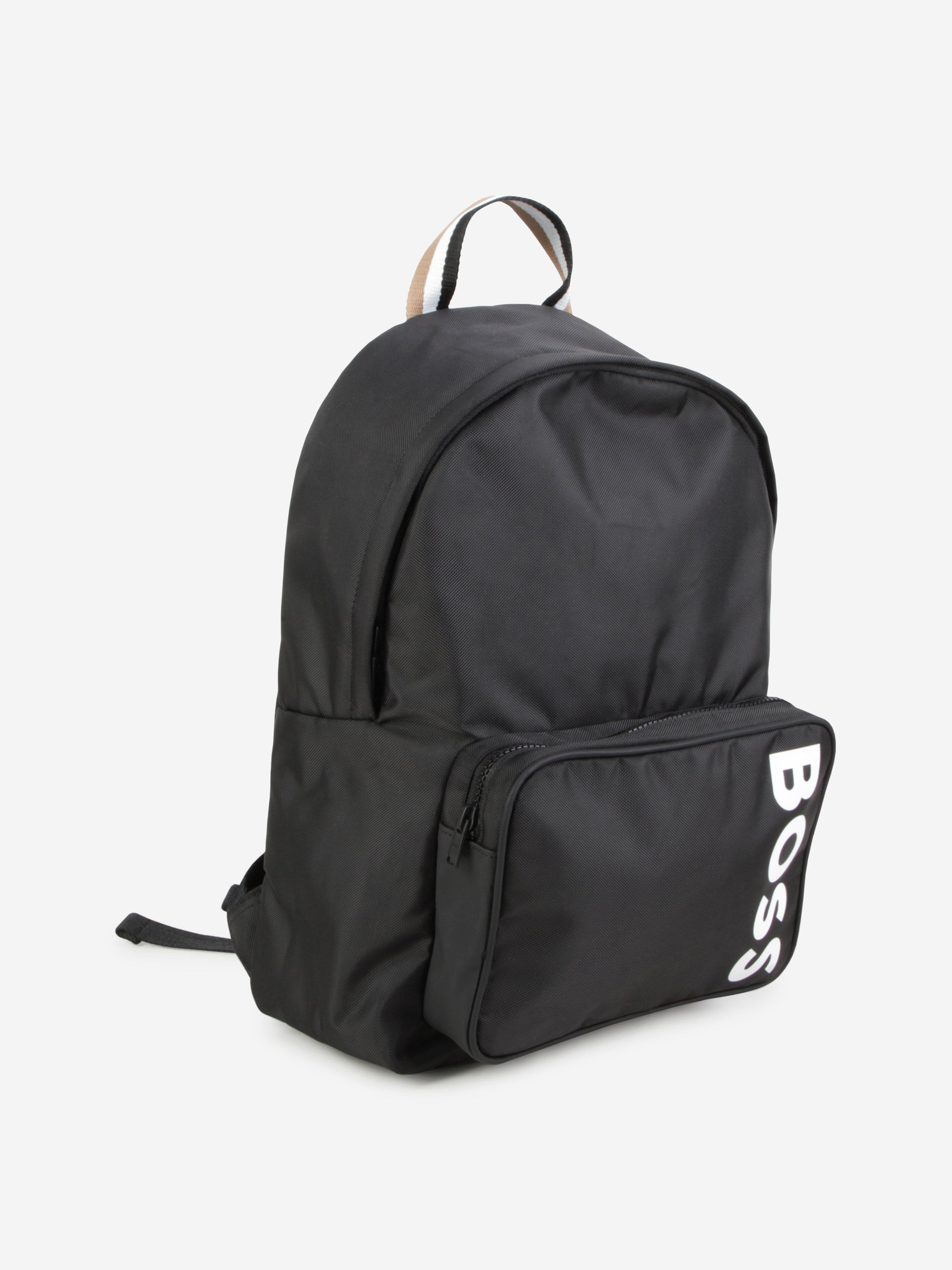 BOSS Boys Logo Backpack in Black (40cm)