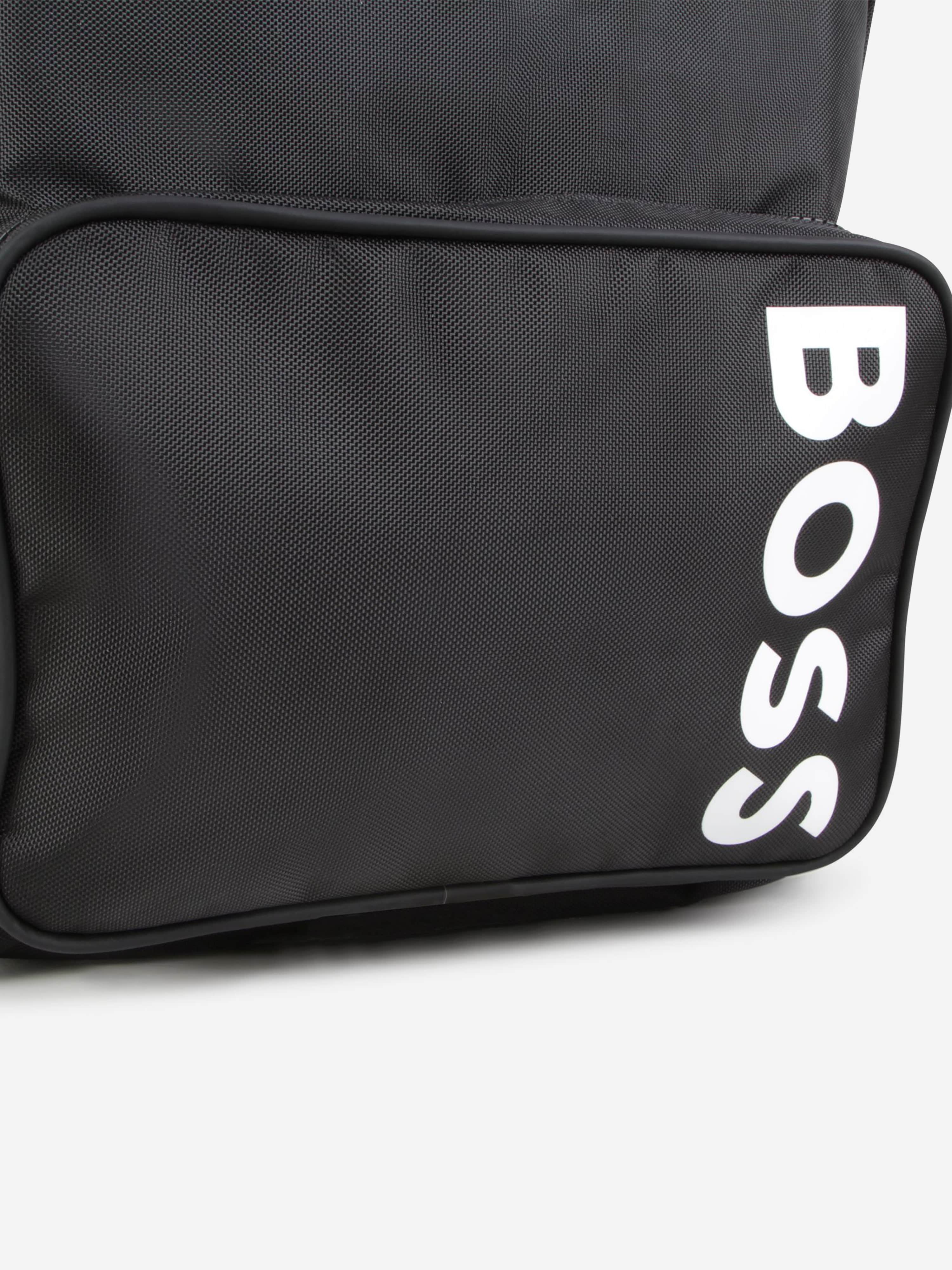 BOSS Boys Logo Backpack in Black (40cm)