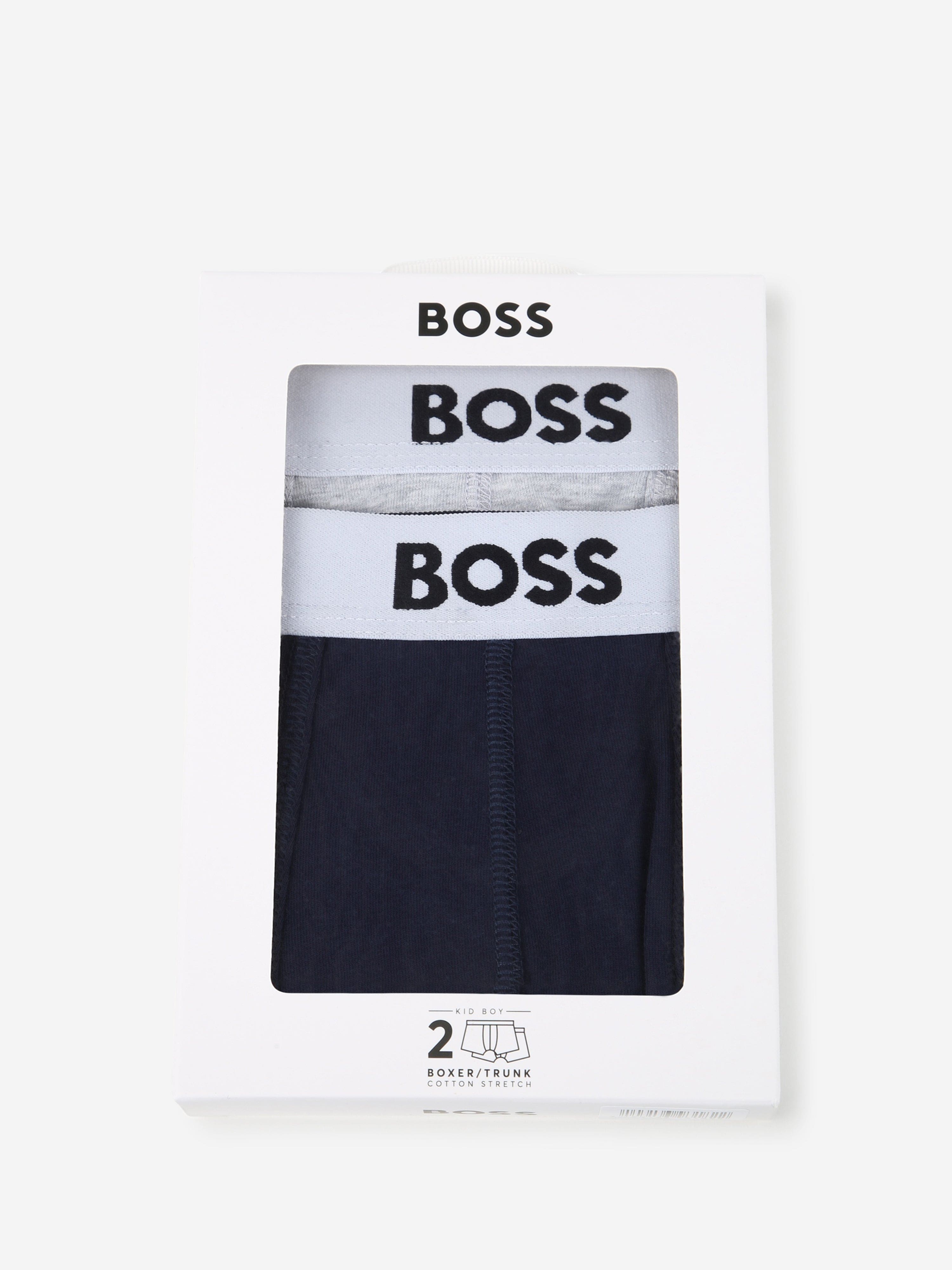 BOSS Boys Boxer Shorts Set in Navy