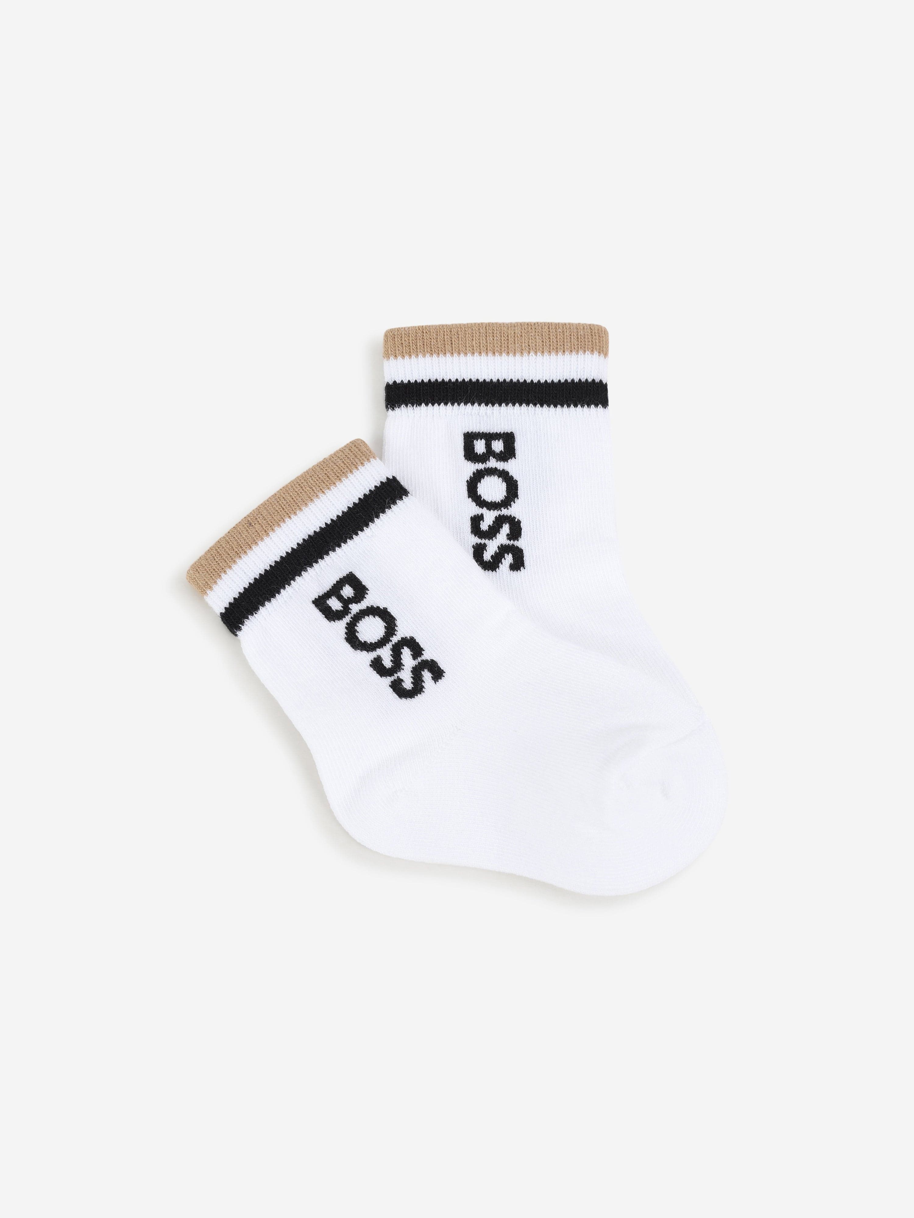 BOSS Baby Boys 3 Pairs Of Socks Set in White