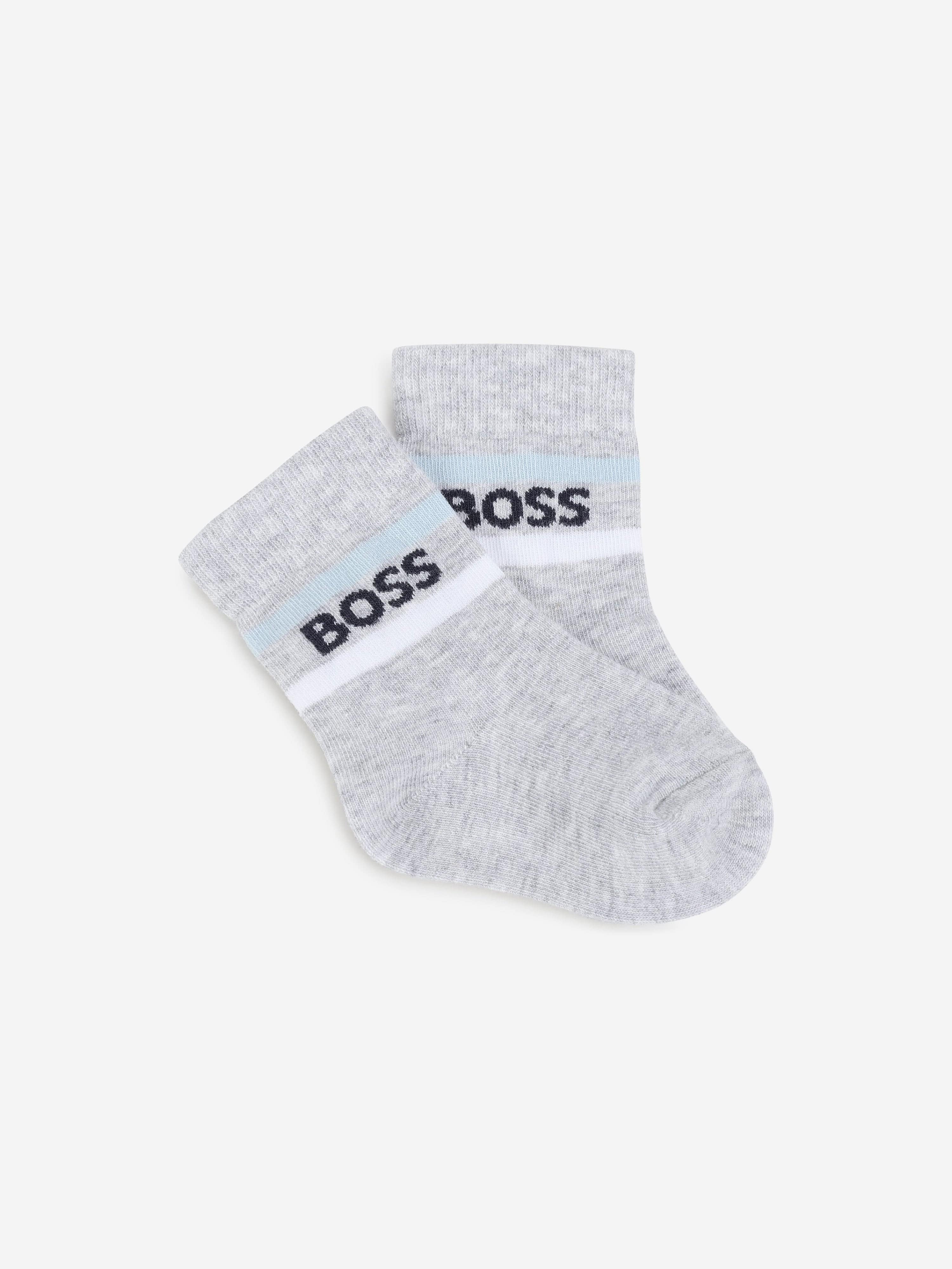 BOSS Baby Boys 3 Pairs Of Socks Set in Navy