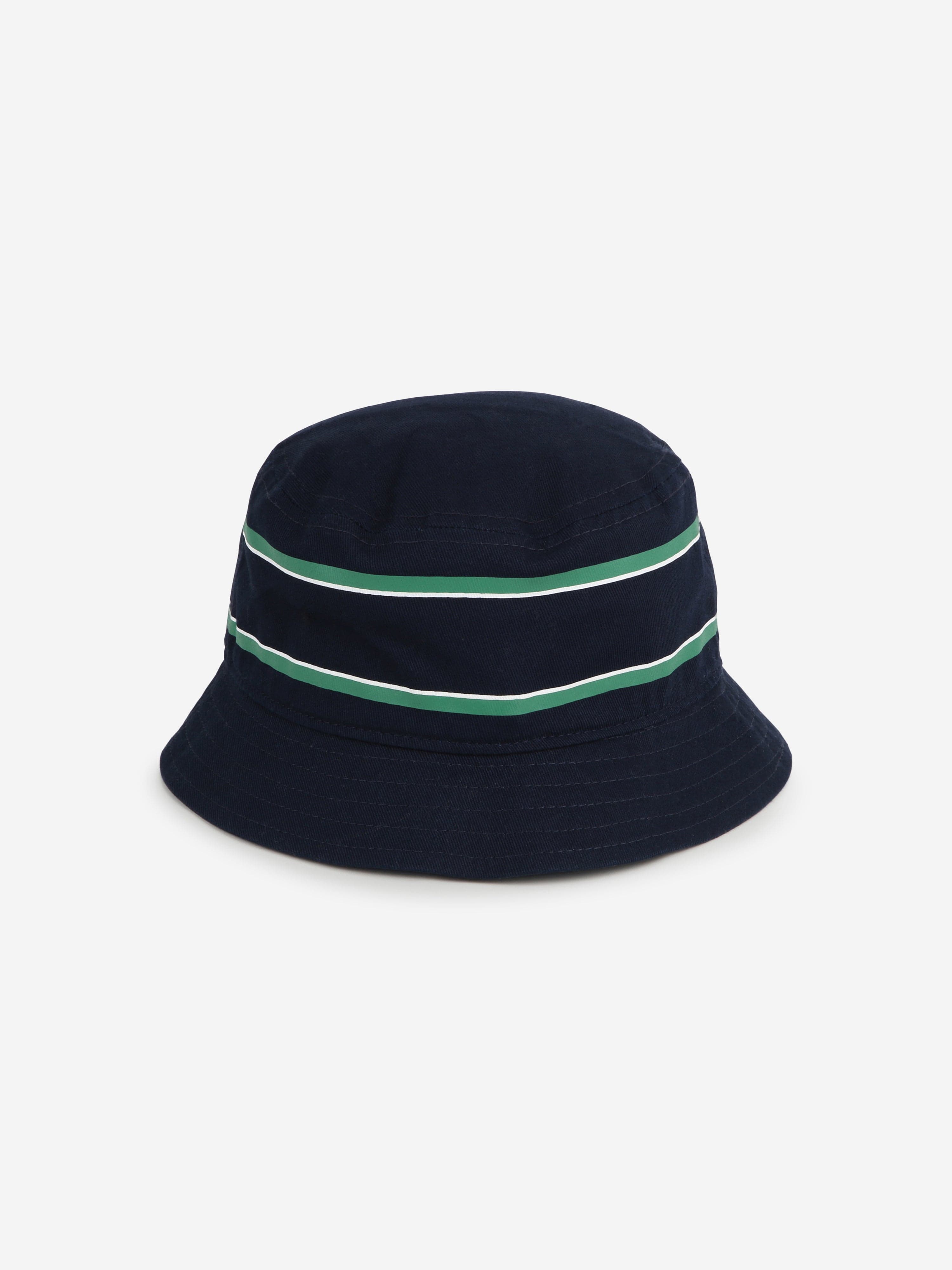 BOSS Baby Boys Logo Bucket Hat in Navy